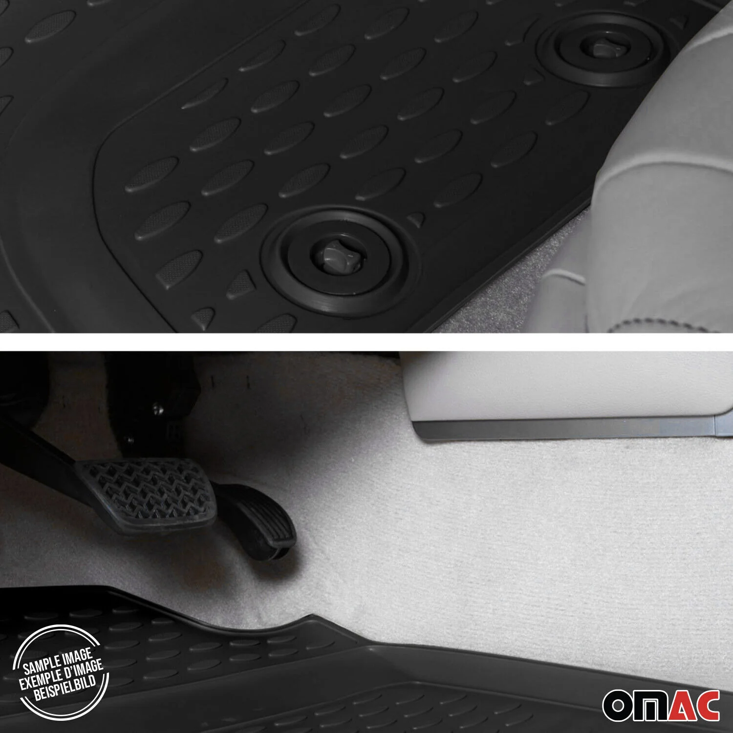 4pcs Floor Mats Liner for Audi Q7 2007-2015 Black TPE All-Weather - Image 8