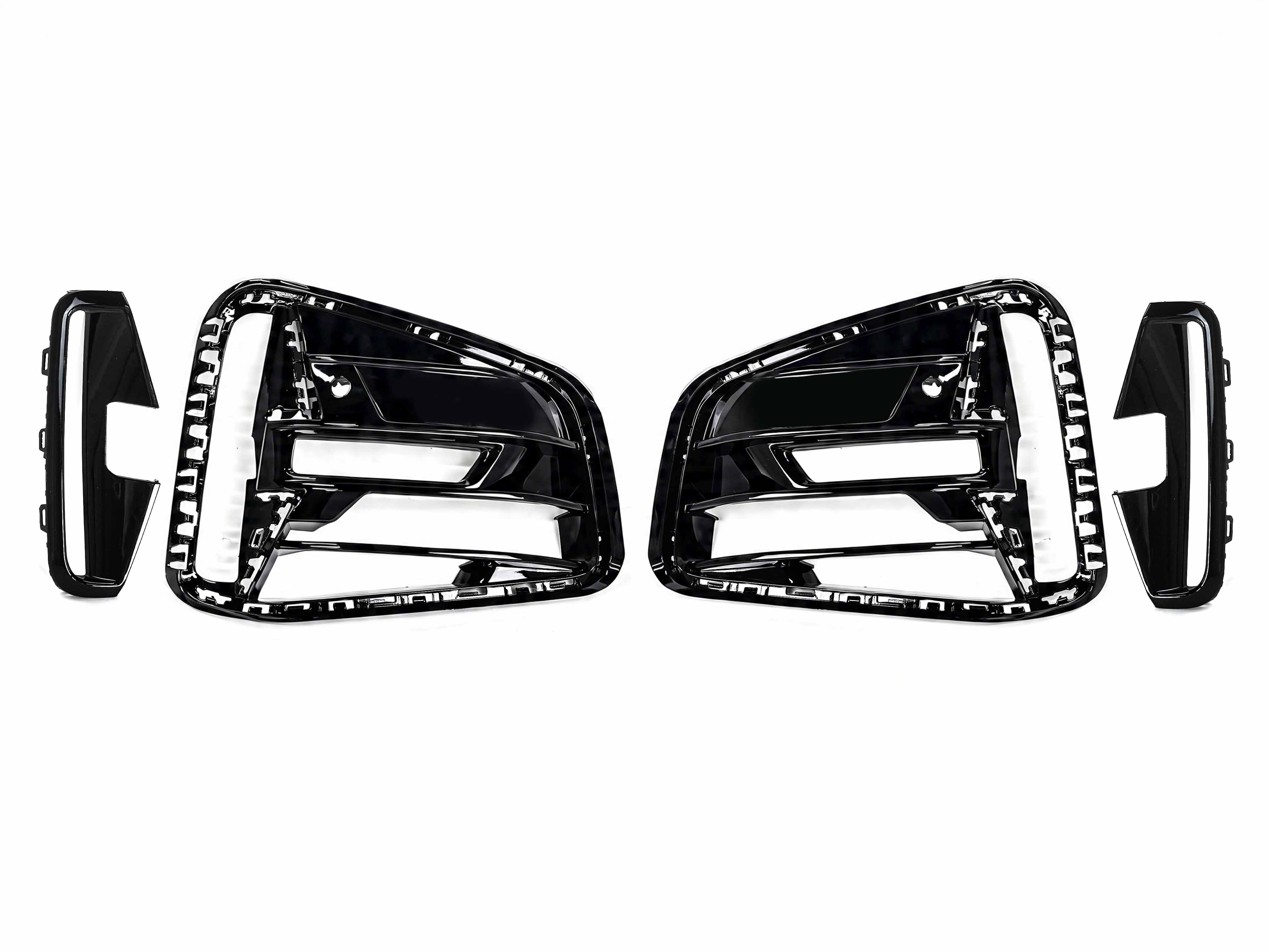 4pcs For 2021-2026 BMW 4 Series G22 G23 430i M440i Front Bumper Fog Light Grille Trim Air Duct - Image 3