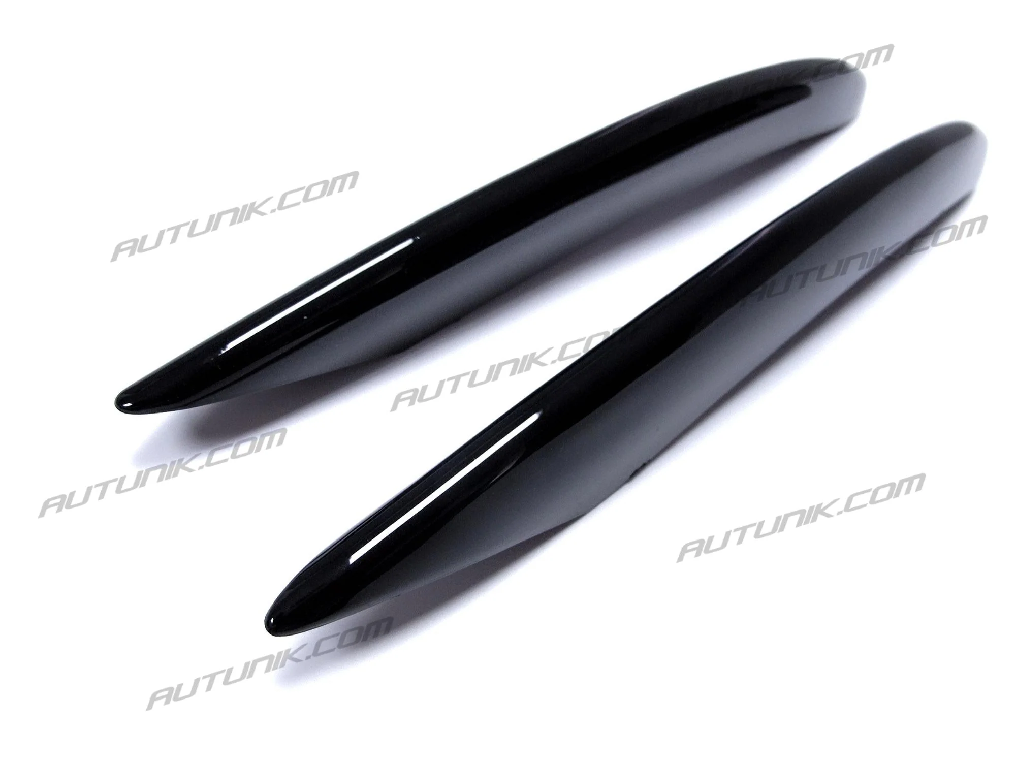 4pcs Gloss Black Fog Light Cover Trims For Mercedes C-class W205 Sedan/Coupe AMG 2019-2021 - Image 7