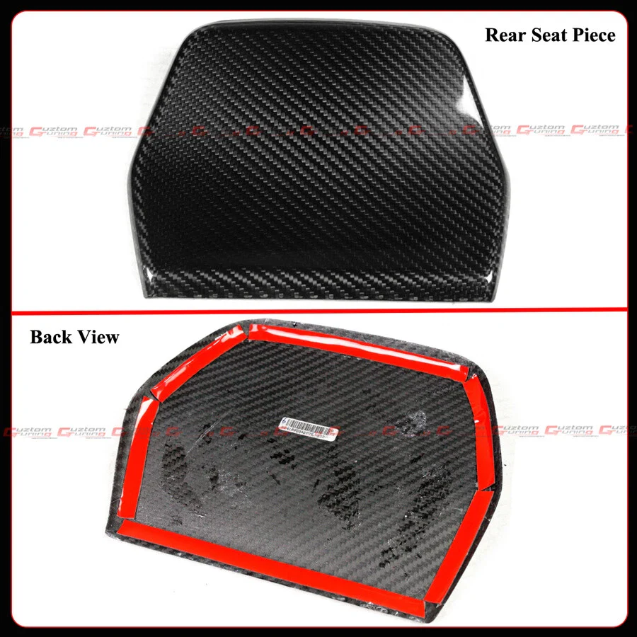 4pcs Front & Rear Front & Rear Seat Back Covers For 2015-2020 BMW F80 M3 F82 M4 Prepreg Carbon Fiber Seat Back Trims - Image 11