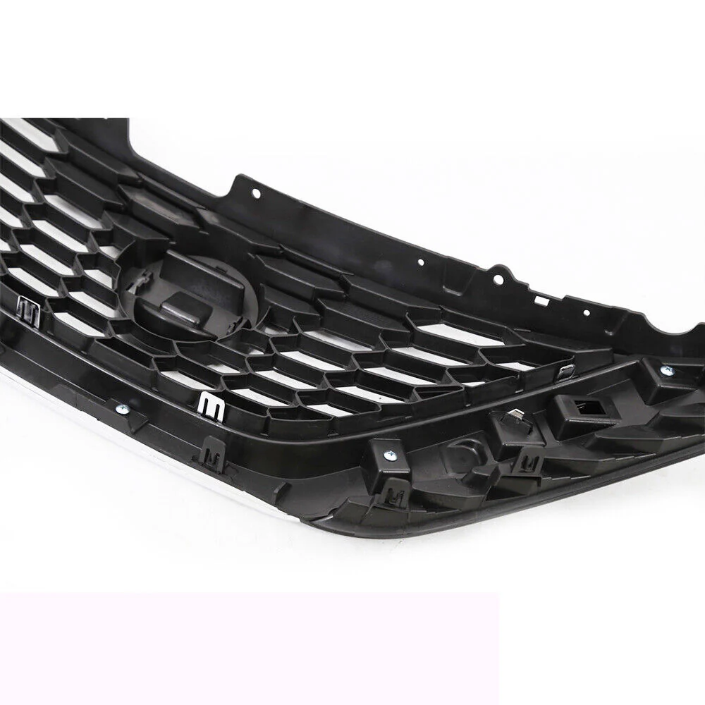 4pcs Front Upper Lower Grille Fog Light Bezel Covers for Nissan Sentra 2016-2018 - Image 3