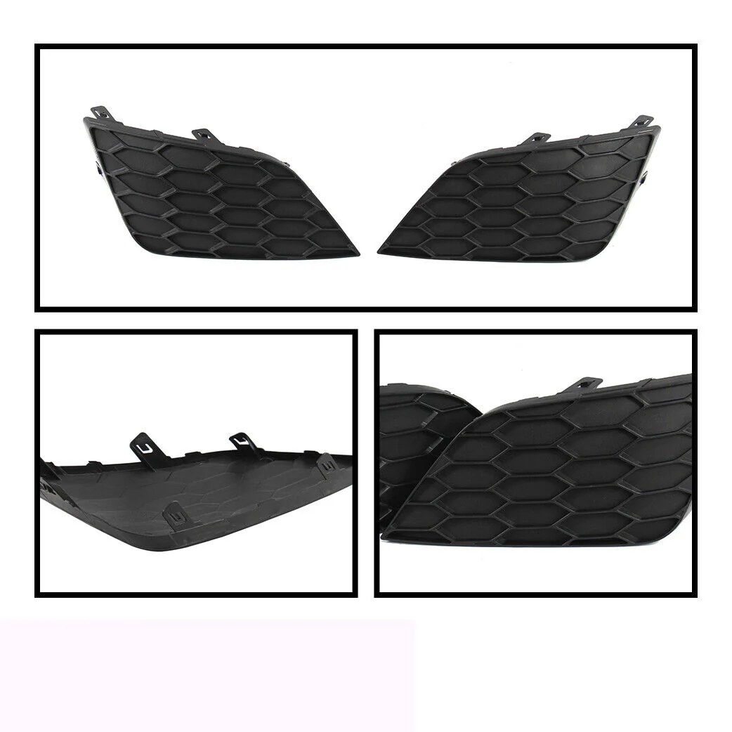 4pcs Front Upper Lower Grille Fog Light Bezel Covers for Nissan Sentra 2016-2018 - Image 5