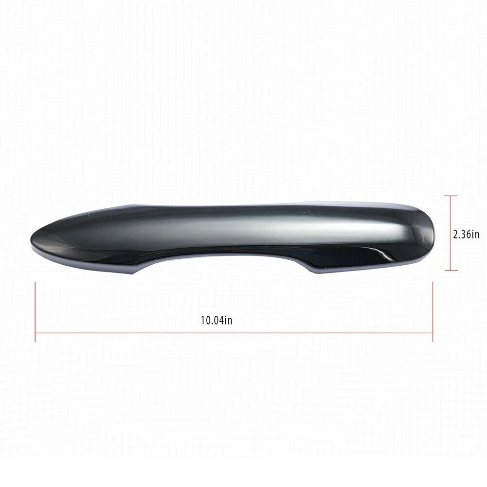 4pcs GLOSS BLACK Door Handle Covers WITH Smartkey For 2018-2024 Toyota Camry - Image 3