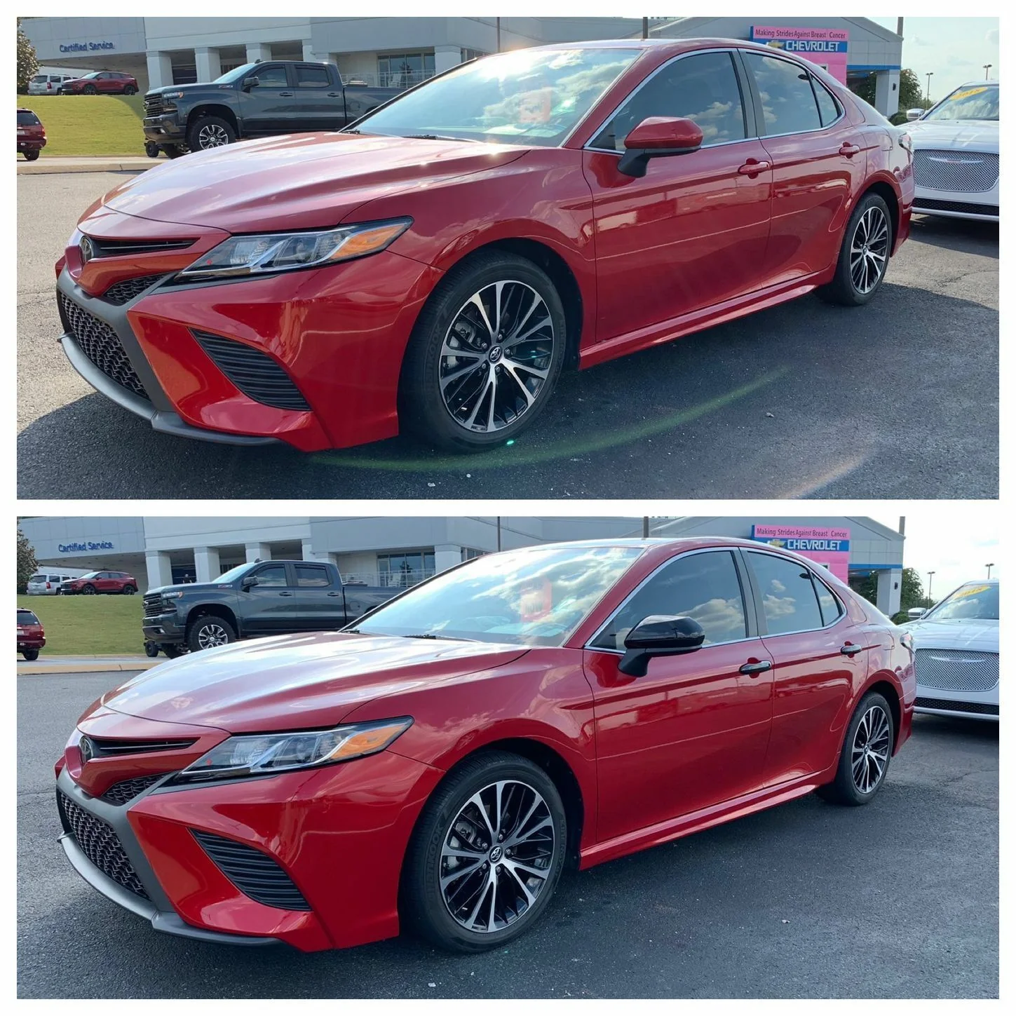 4pcs GLOSS BLACK Door Handle Covers WITH Smartkey For 2018-2024 Toyota Camry - Image 5