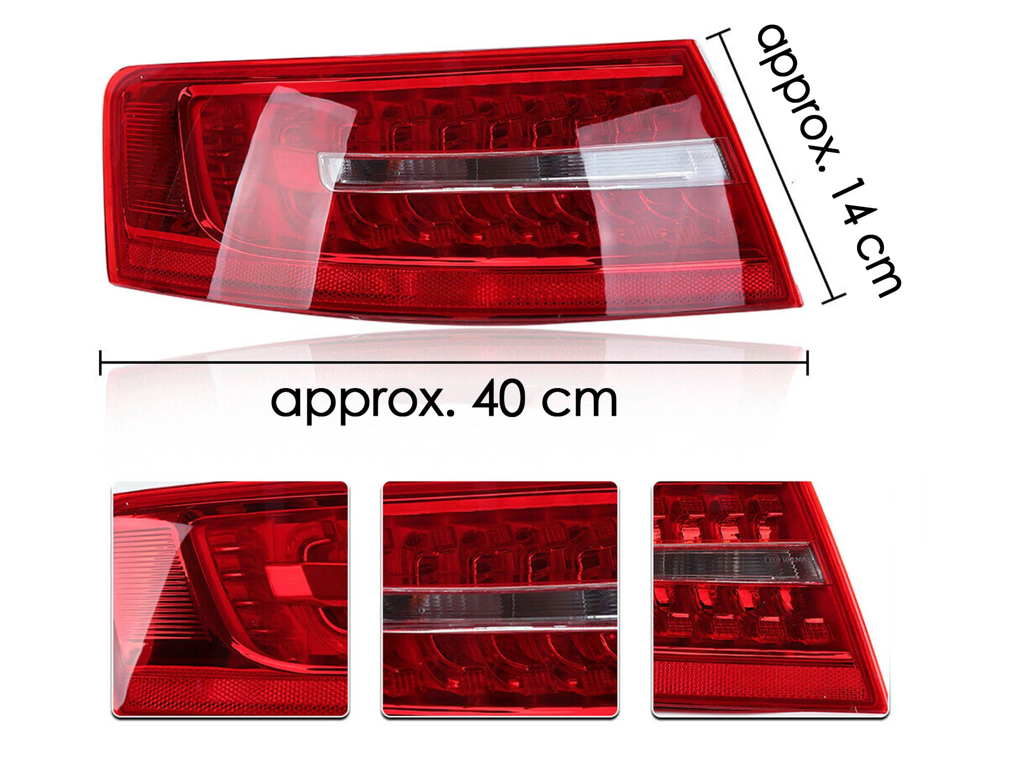 4pcs LED Tail Lights Rear Lamp For Audi A6 C6 Sedan 2009 2010 2011 - Image 13