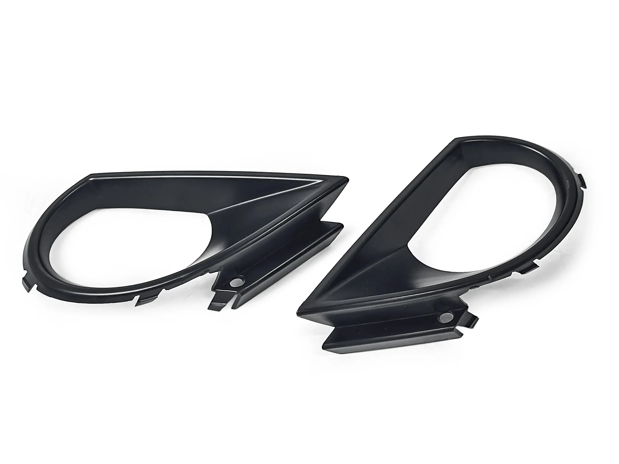 4pcs Set Fit For 2010-2015 Audi Q7 Front Bumper Lower Fog Light Grille Covers Trim - Image 12