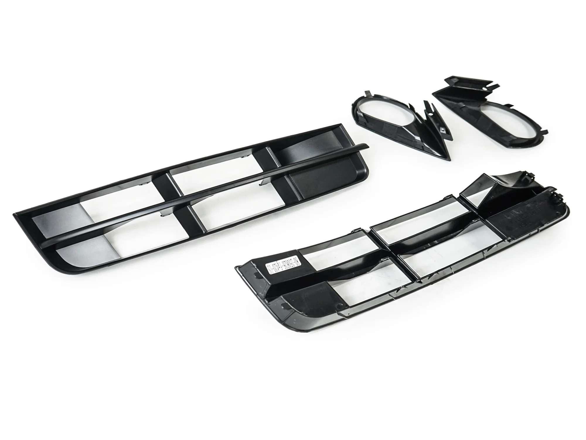 4pcs Set Fit For 2010-2015 Audi Q7 Front Bumper Lower Fog Light Grille Covers Trim - Image 7
