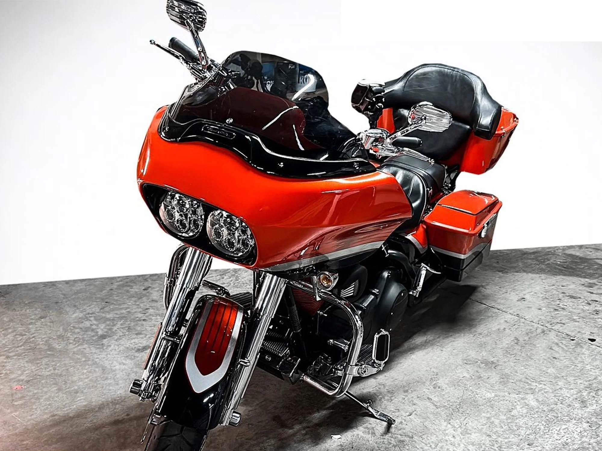 5.75" Dual LED Headlight DRL Projector Headlamp For Road Glide 1998-2013 - Image 2
