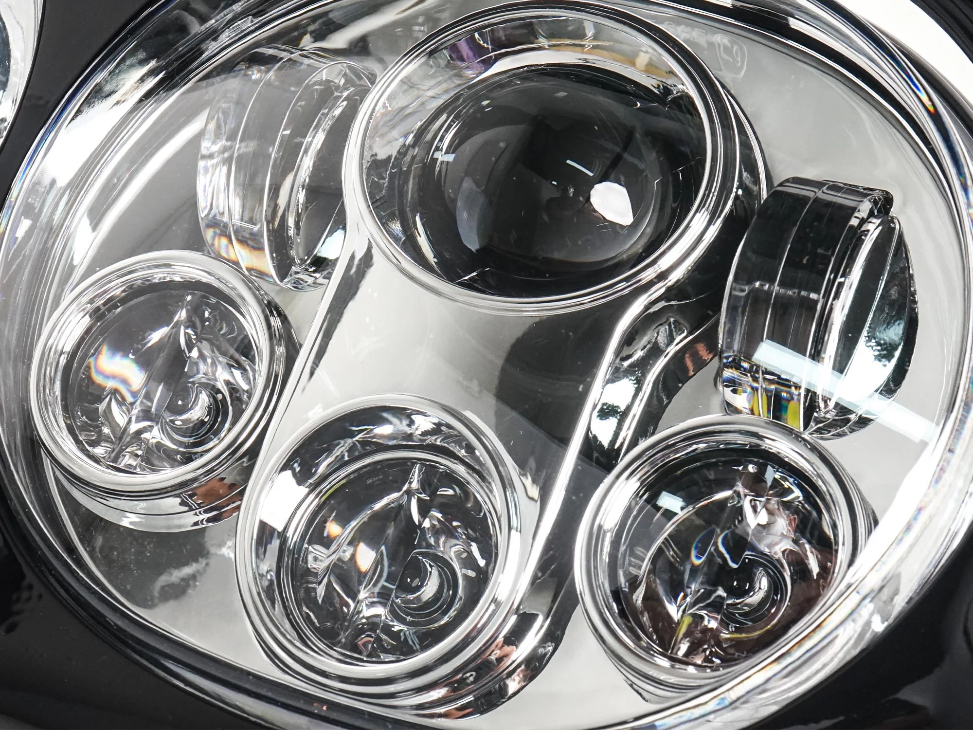 5.75" Dual LED Headlight DRL Projector Headlamp For Road Glide 1998-2013 - Image 7