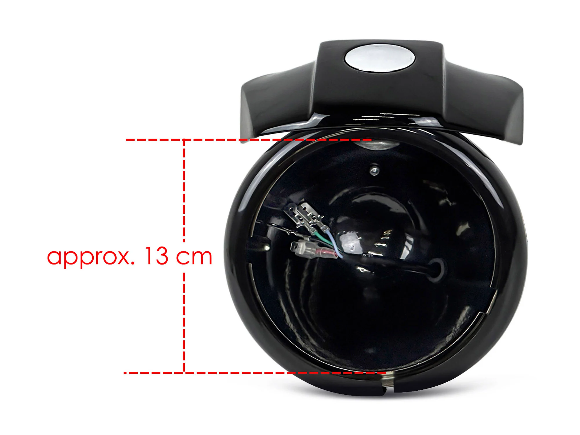5.75" Headlight Housing Bucket Mount Bracket Fit For Harley Sportster XL883 1200 Gloss Black - Image 12