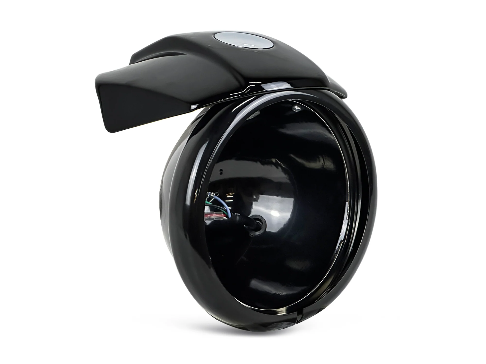 5.75" Headlight Housing Bucket Mount Bracket Fit For Harley Sportster XL883 1200 Gloss Black - Image 7
