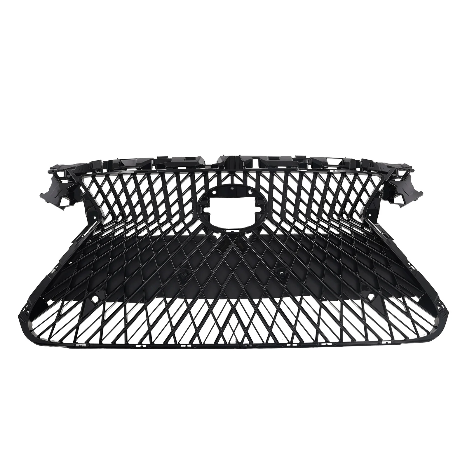 5PCS Front Upper Grille W/Trim Molding Fog Light Trims Set Fit Lexus ES300H ES350 2016-2018 - Image 2