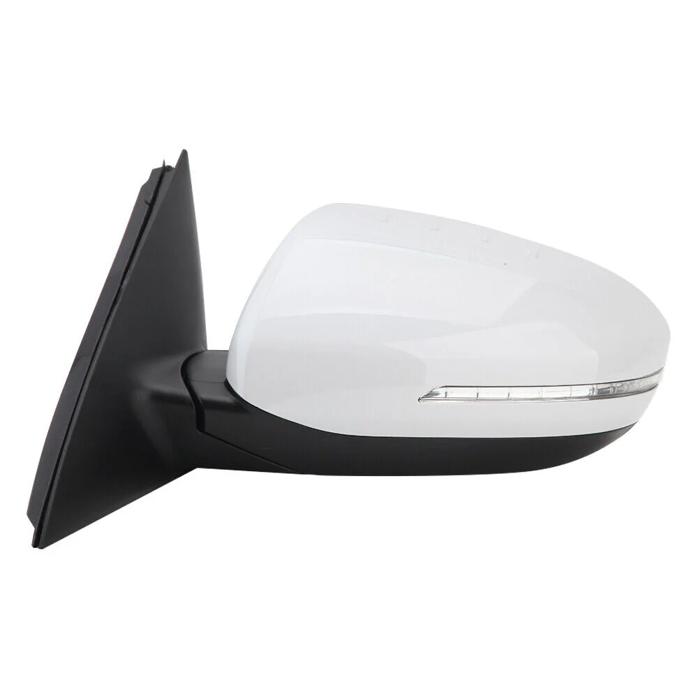 5Pin Left Driver Side Mirror White Turn Signal Manual Fold For Kia Optima 2011-2013 - Image 2