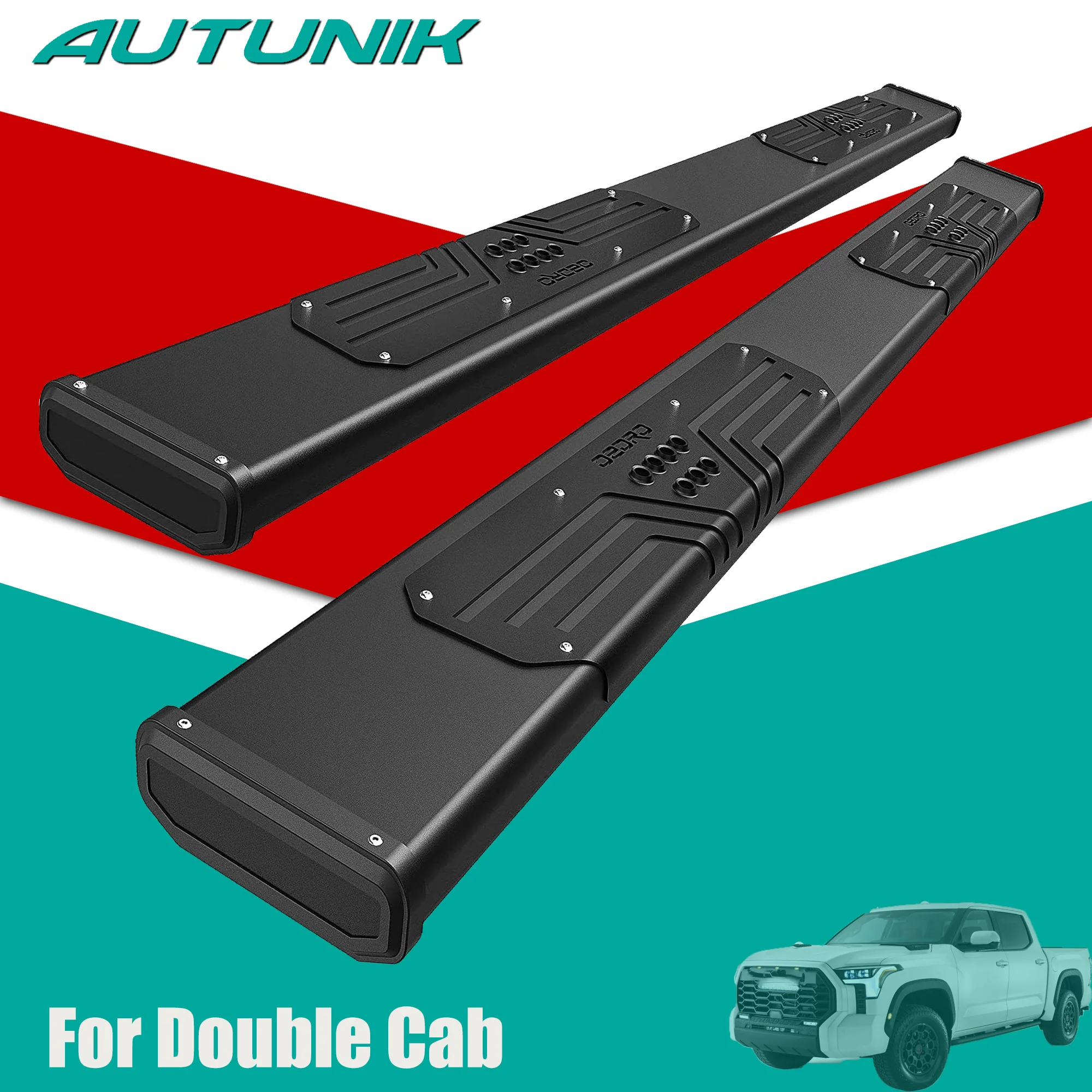 6.5" Running Boards for 2022-2026 Toyota Tundra Double Cab Side Steps