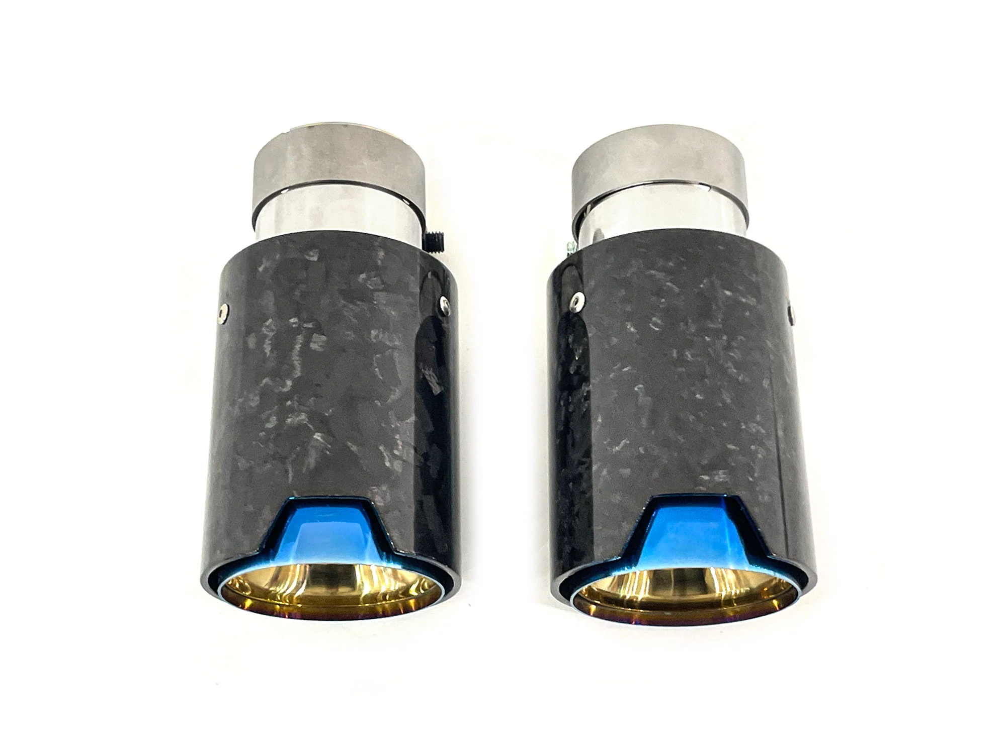 65mm Inlet Forged Carbon Steel Exhaust Tips Muffler Tailpipes - Image 4