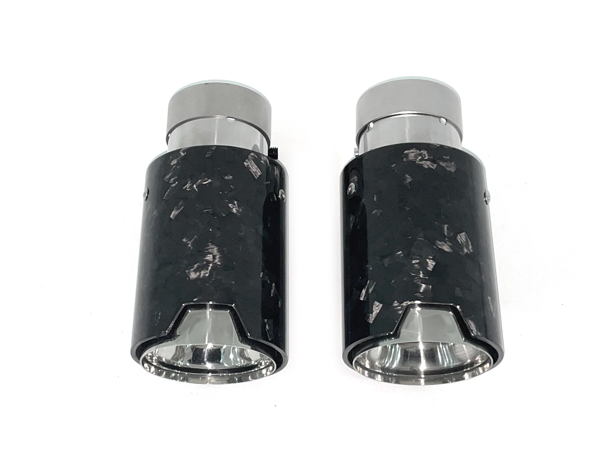 65mm Inlet Forged Carbon Steel Exhaust Tips Muffler Tailpipes - Image 7