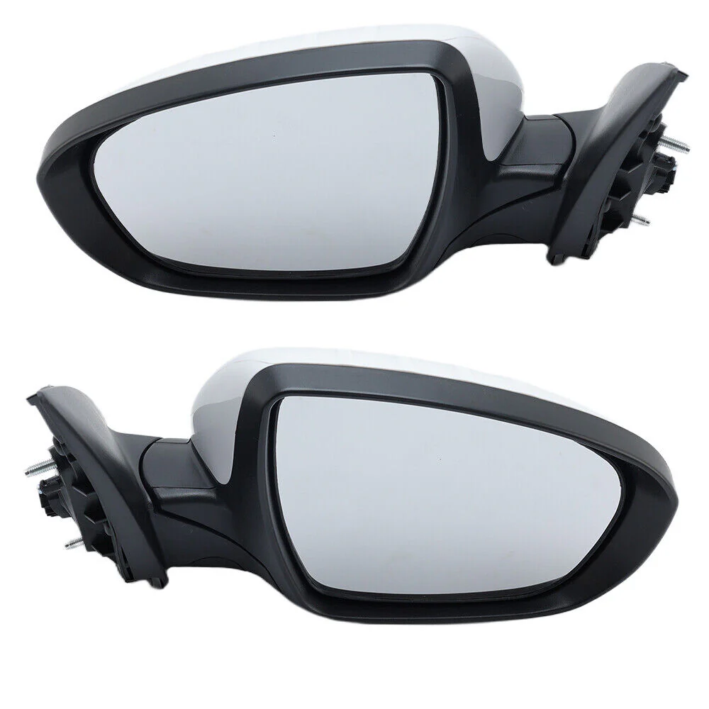 6Pin Right&Left For Kia Optima 2014-2016 Side Mirror White Heated W/Turn Signal Light Manual Folding - Image 3