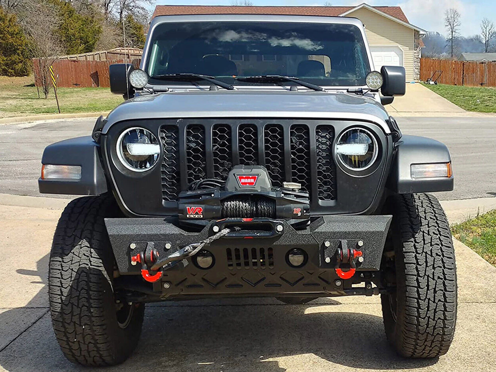 7'' LED Headlights w/Halo + 9'' Brackets for 2018-2024 Jeep Wrangler JL JLU Gladiator - Image 3