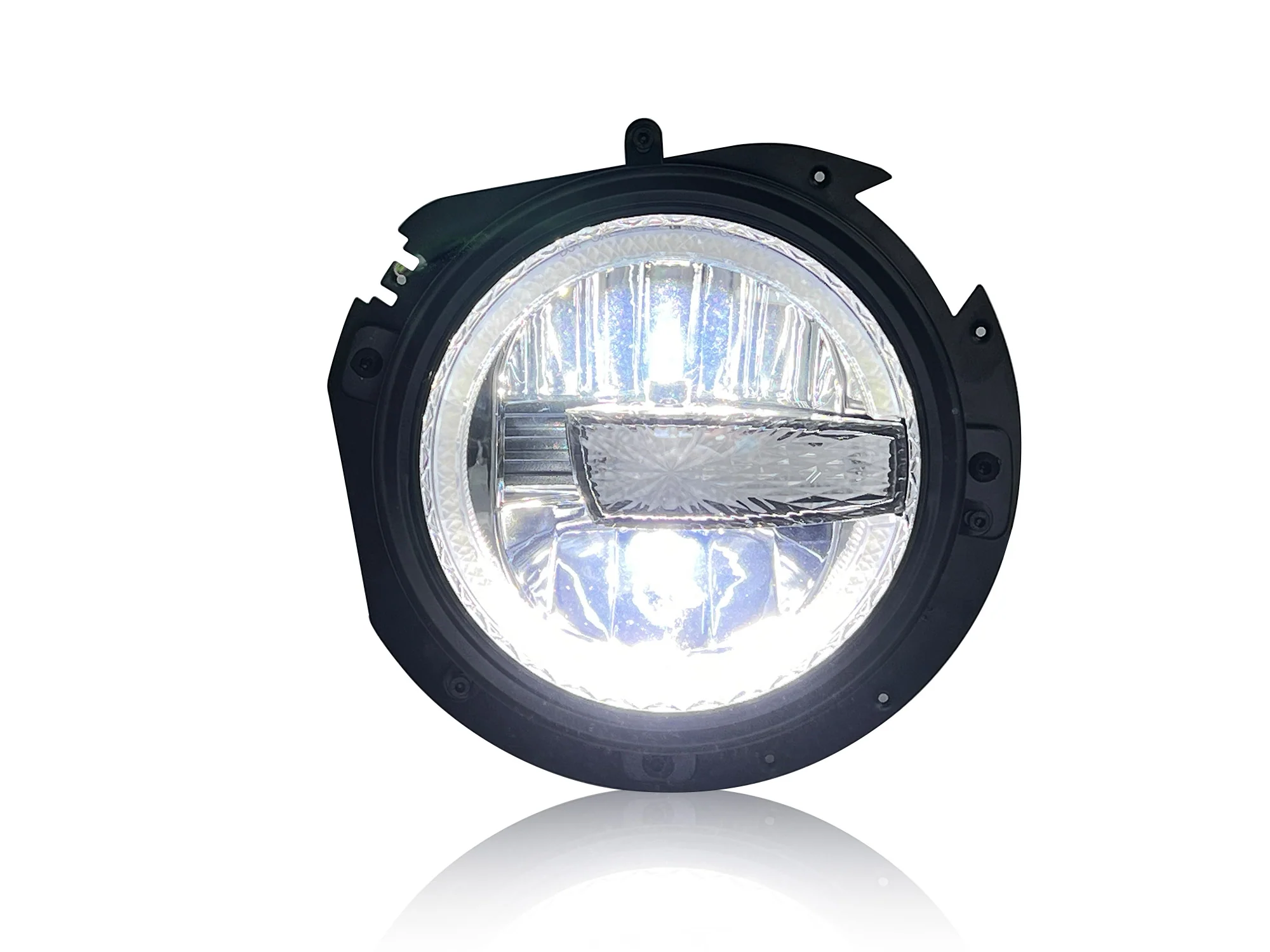 7'' LED Headlights w/Halo + 9'' Brackets for 2018-2024 Jeep Wrangler JL JLU Gladiator - Image 9