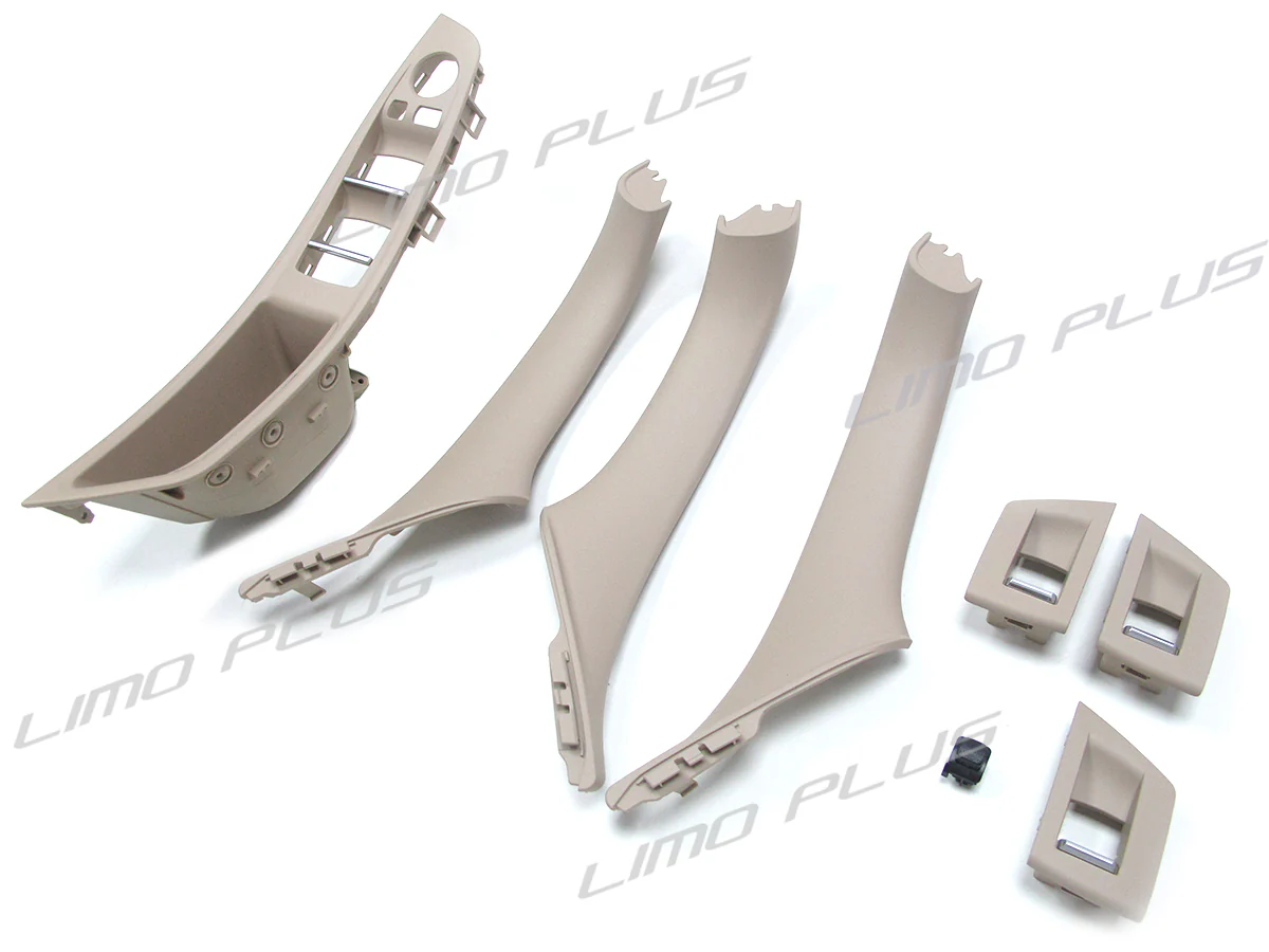 7Pcs Beige Interior Door Handle Window Lift Button Panel For BMW 5 Series F10 F11 M5 2010-2016 it34 - Image 8