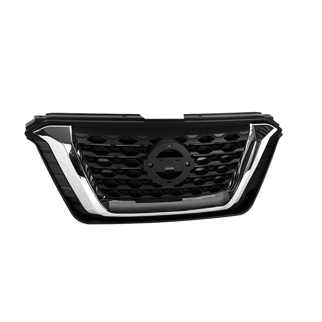 7pcs Front Upper Grille Fog Lights Cover Bezels Bracket For Nissan Kicks 2018 2019 - Image 2