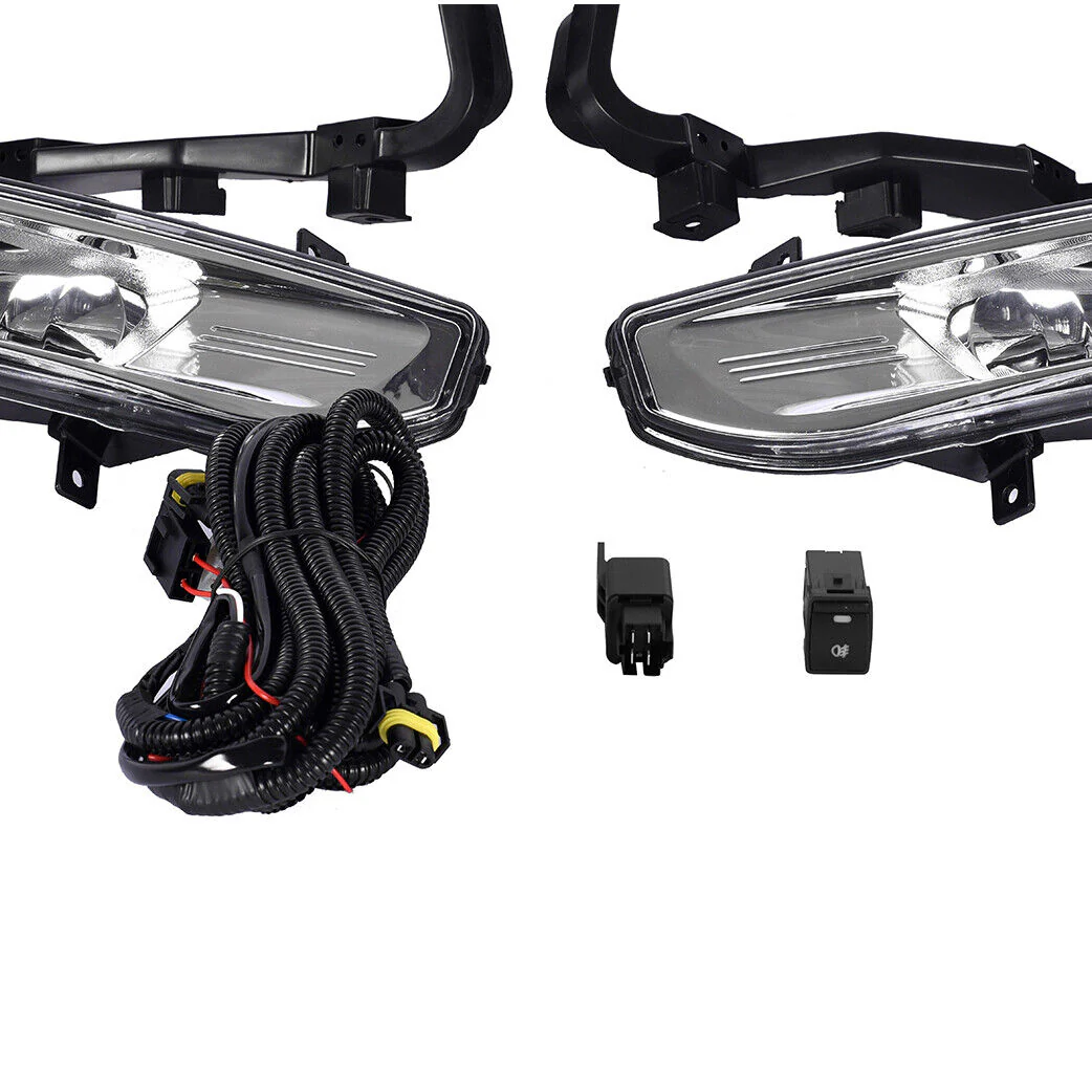 7pcs Front Upper Grille Fog Lights Cover Bezels Bracket For Nissan Kicks 2018 2019 - Image 5