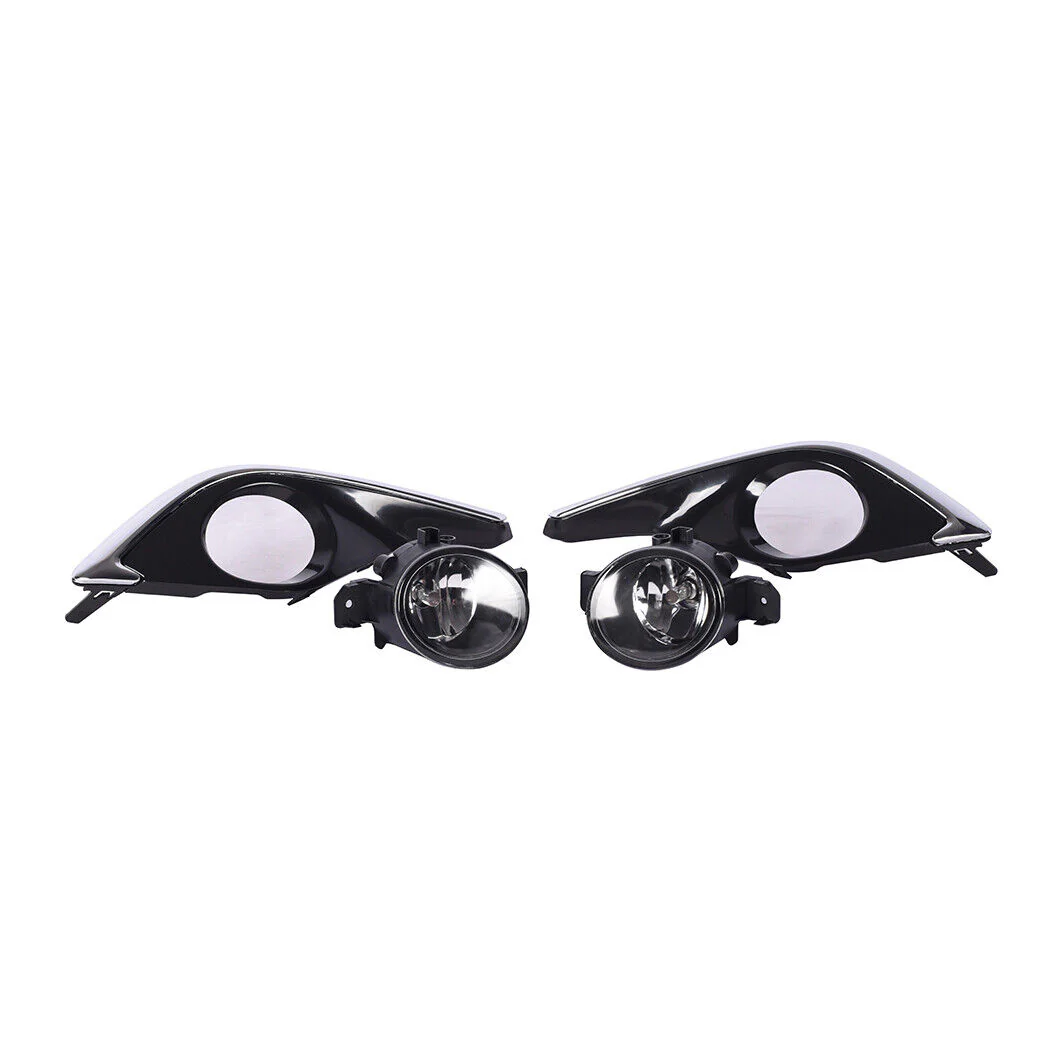 7pcs Front Upper & Lower Grille Fog Lights Covers For 2014-2016 Nissan Versa Note SR - Image 5
