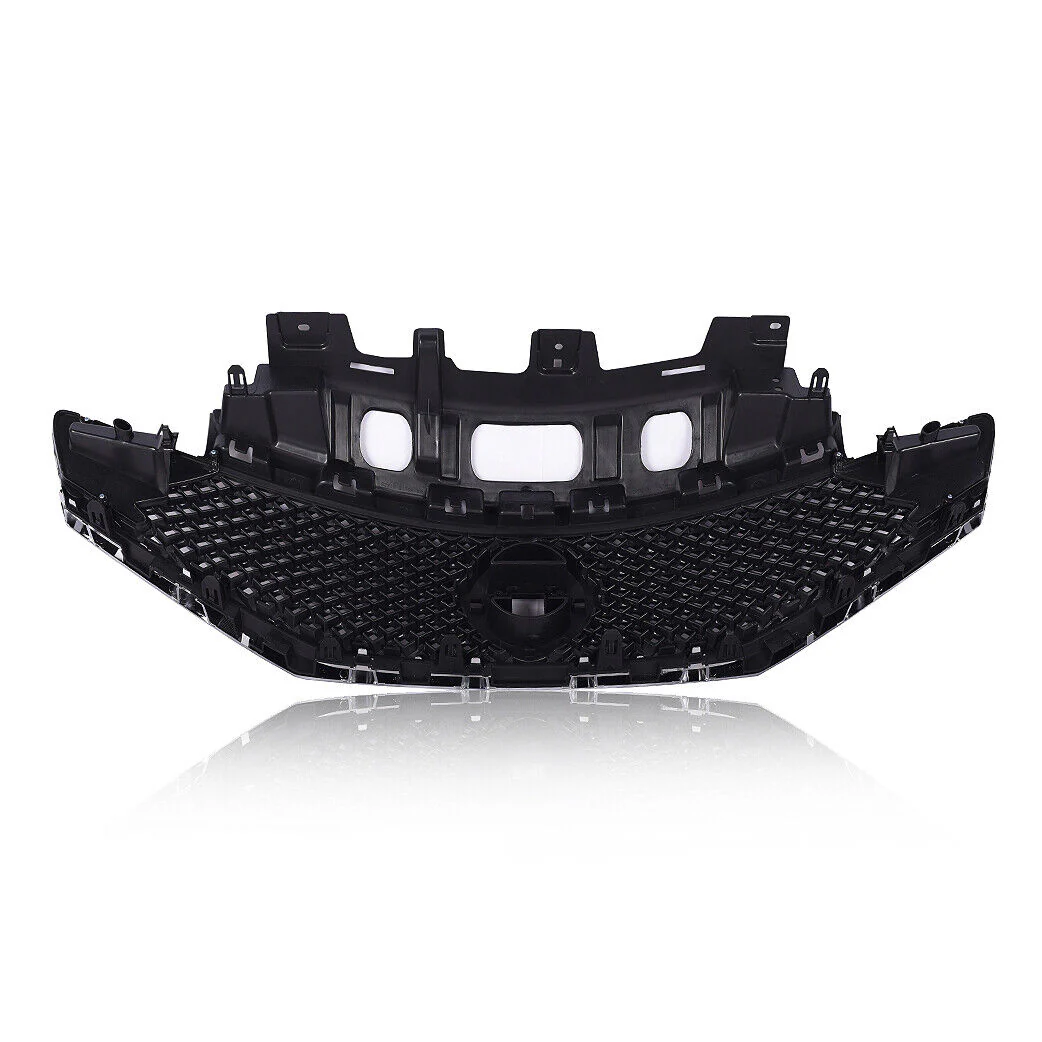 7pcs Front Upper & Lower Grille Fog Lights Covers For 2014-2016 Nissan Versa Note SR - Image 8