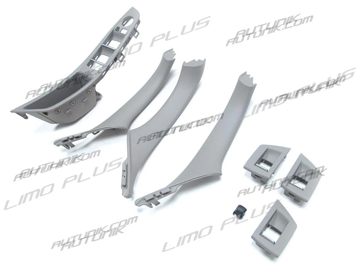 7pcs Gray Interior Door Handle Window Lift Button Panel For BMW 5 Series F10 F11 M5 2011-2016 it35 - Image 10