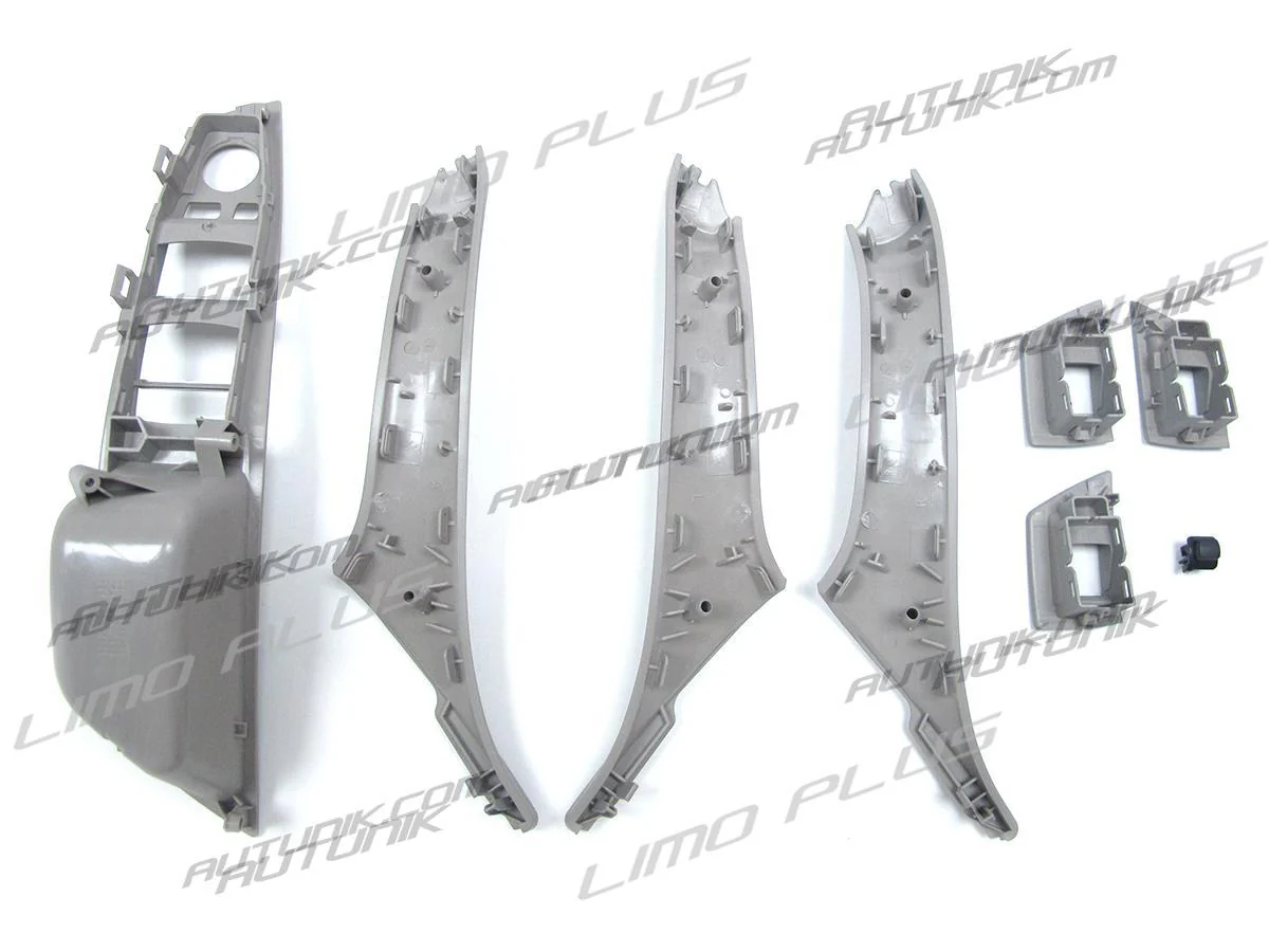 7pcs Gray Interior Door Handle Window Lift Button Panel For BMW 5 Series F10 F11 M5 2011-2016 it35 - Image 12