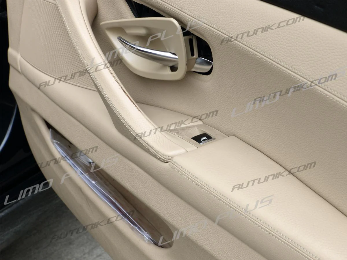 7pcs Leather Inner Interior Door Pull Handle Trim Cover For BMW 5 Series F10 F11 2010-2016 it38 - Image 4