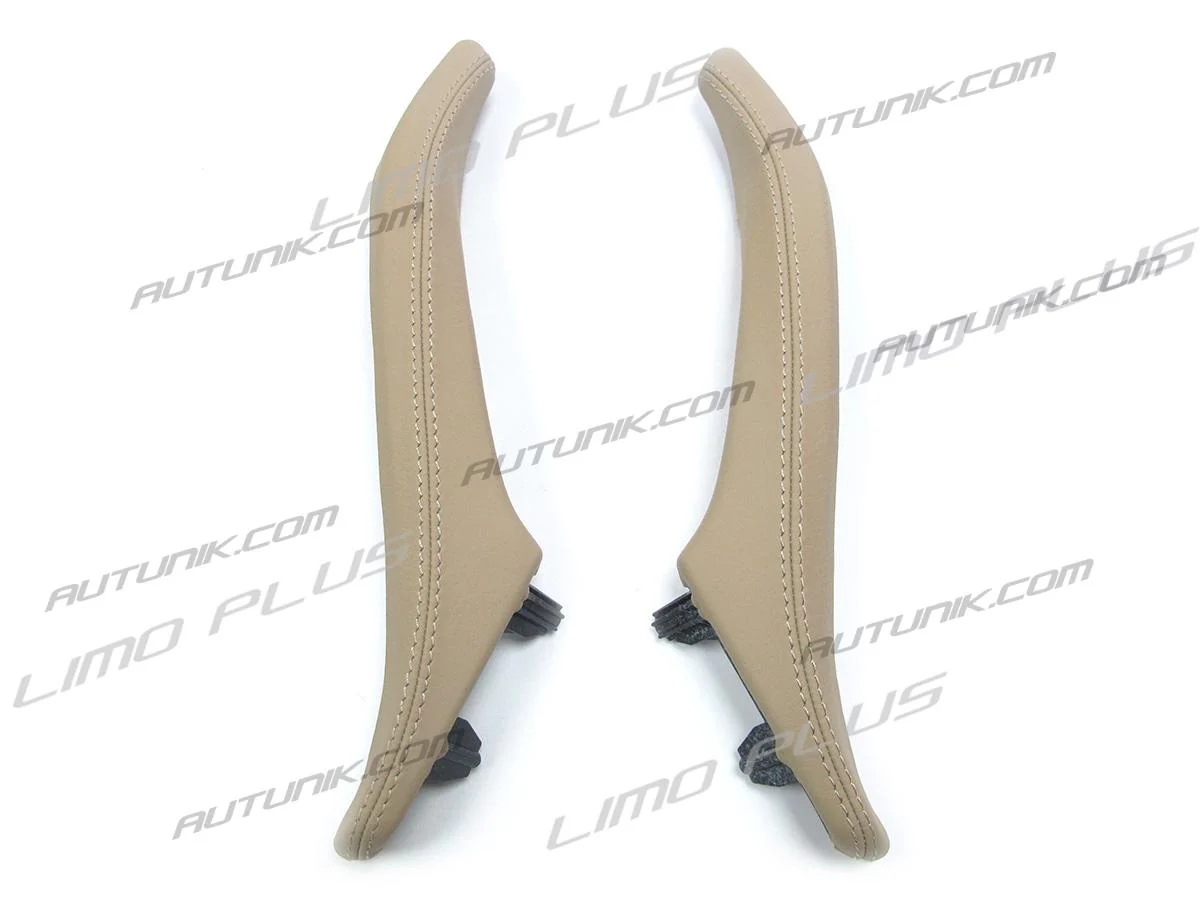 7pcs Beige Leather Door Handle Trim for BMW 5 Series F10 F11 2010–2016 Interior Set - Image 10