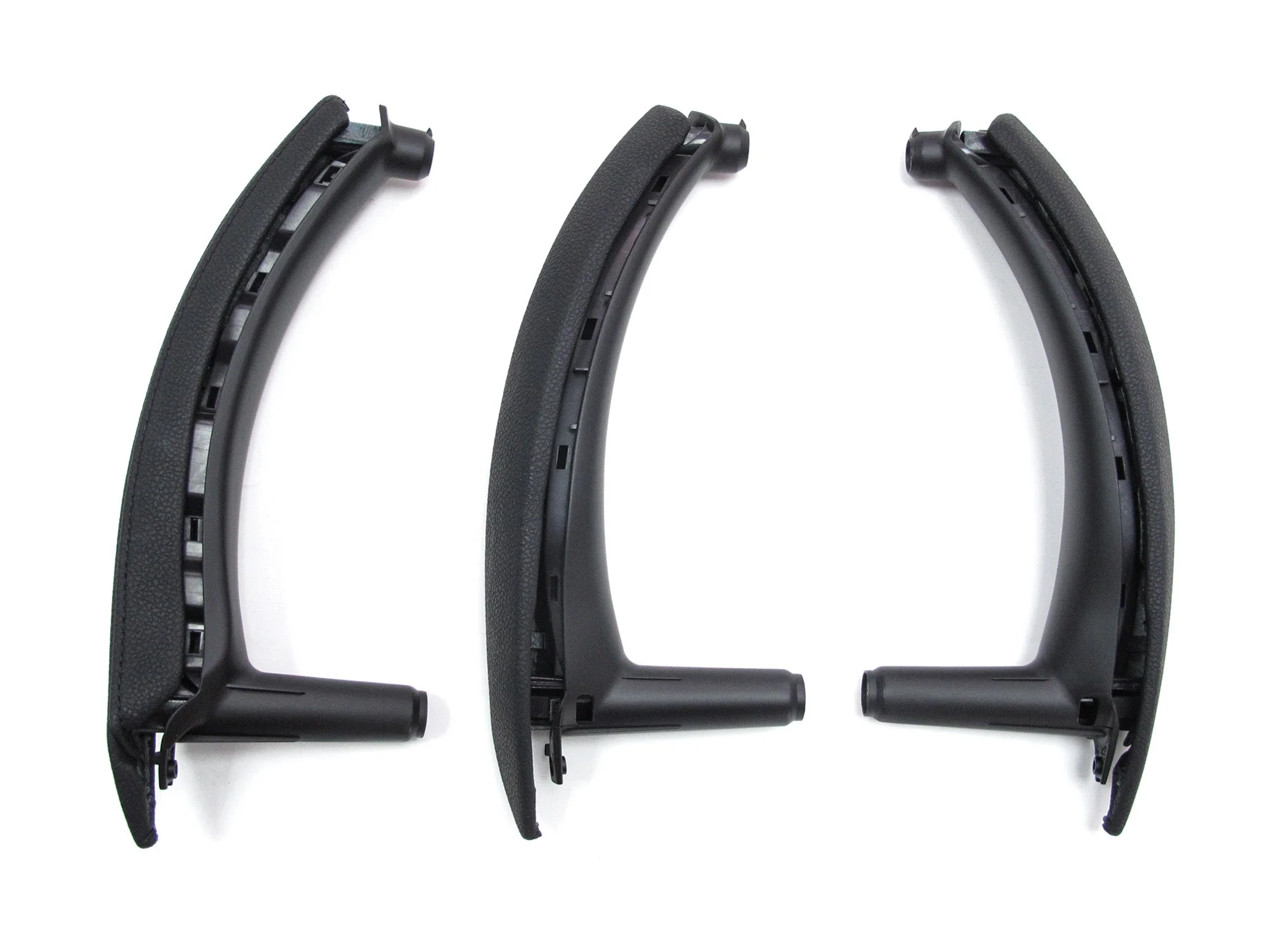7x Black Leather Inner Interior Door Pull Handle Trim for BMW X5 E70 X6 E71 E72 it56 - Image 6