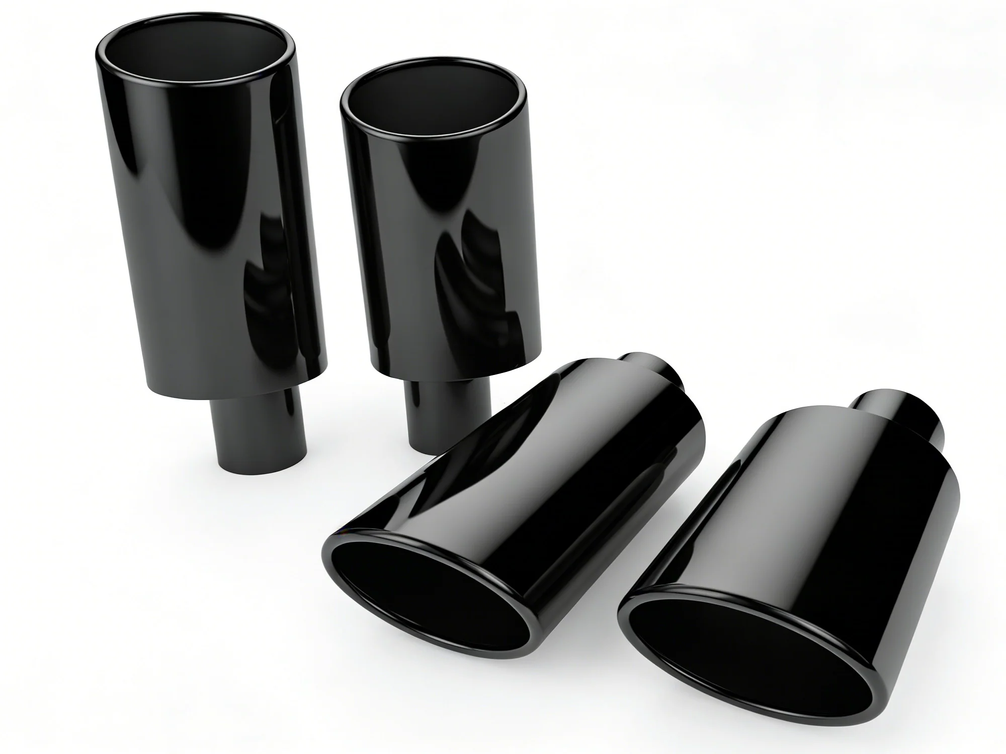 8pcs Quad Exhaust Tips Black For Mercedes G-Class W463 W464 G500 G550 G63 G65 2002-2024 - Image 8