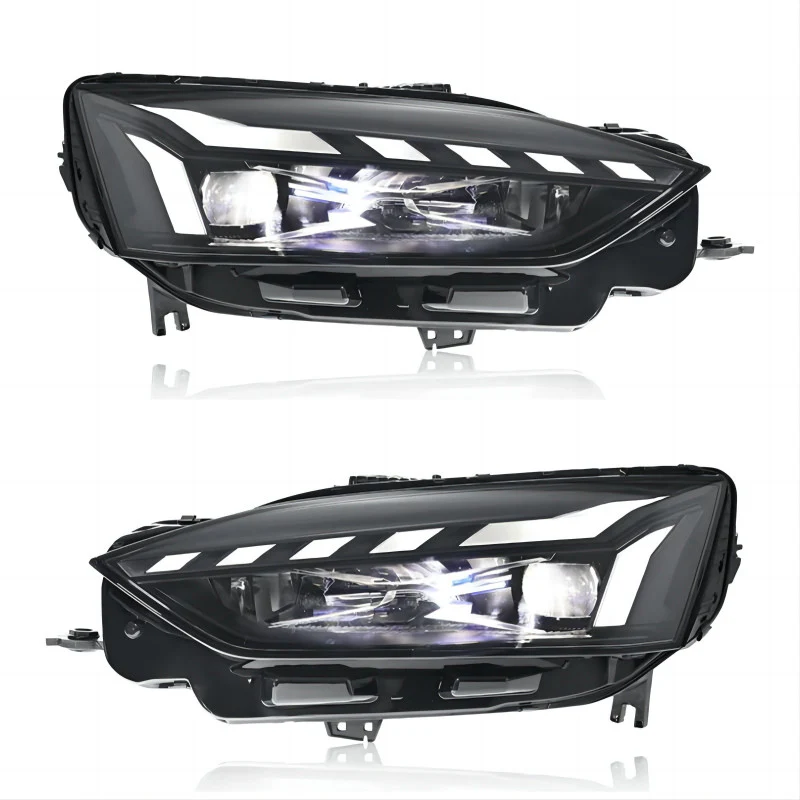 A Pair For Audi A5 2021-2024 Upgrade LED Headlight Assembly w/ Turn Signal