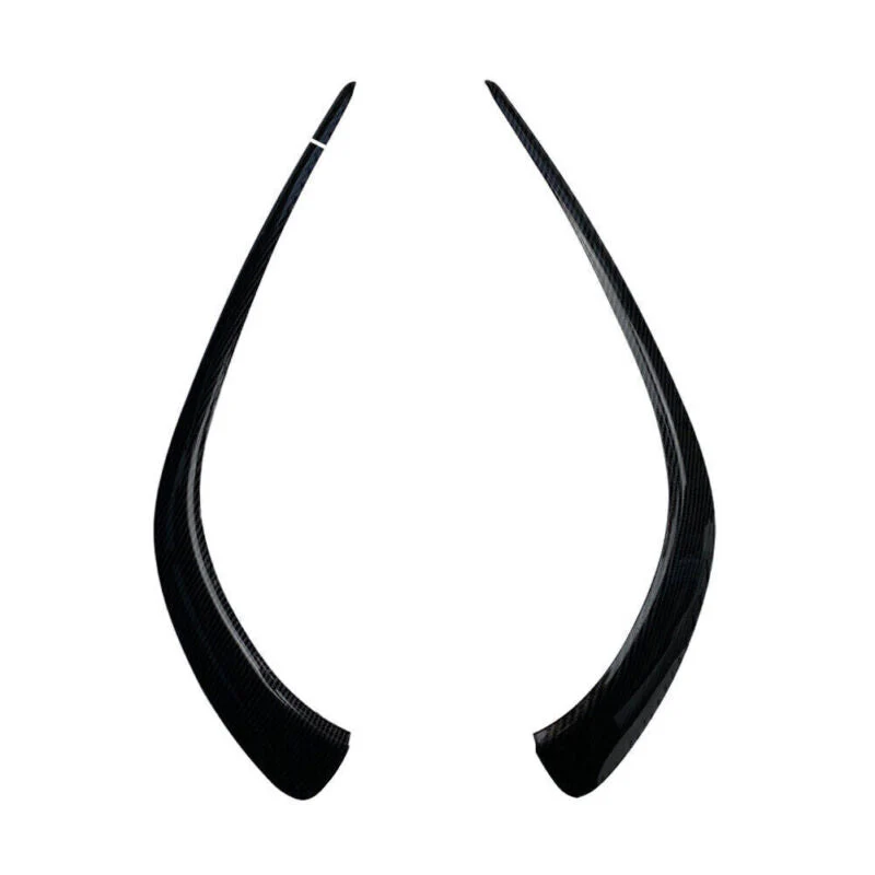 For 2020-2023 Mercedes CLA C118 AMG Sport Front Bumper Lip Splitter Canards Trim Glossy Black - Image 4
