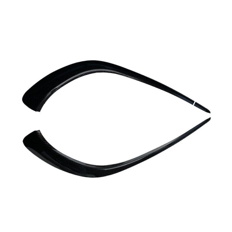 For 2020-2023 Mercedes CLA C118 AMG Sport Front Bumper Lip Splitter Canards Trim Glossy Black - Image 5