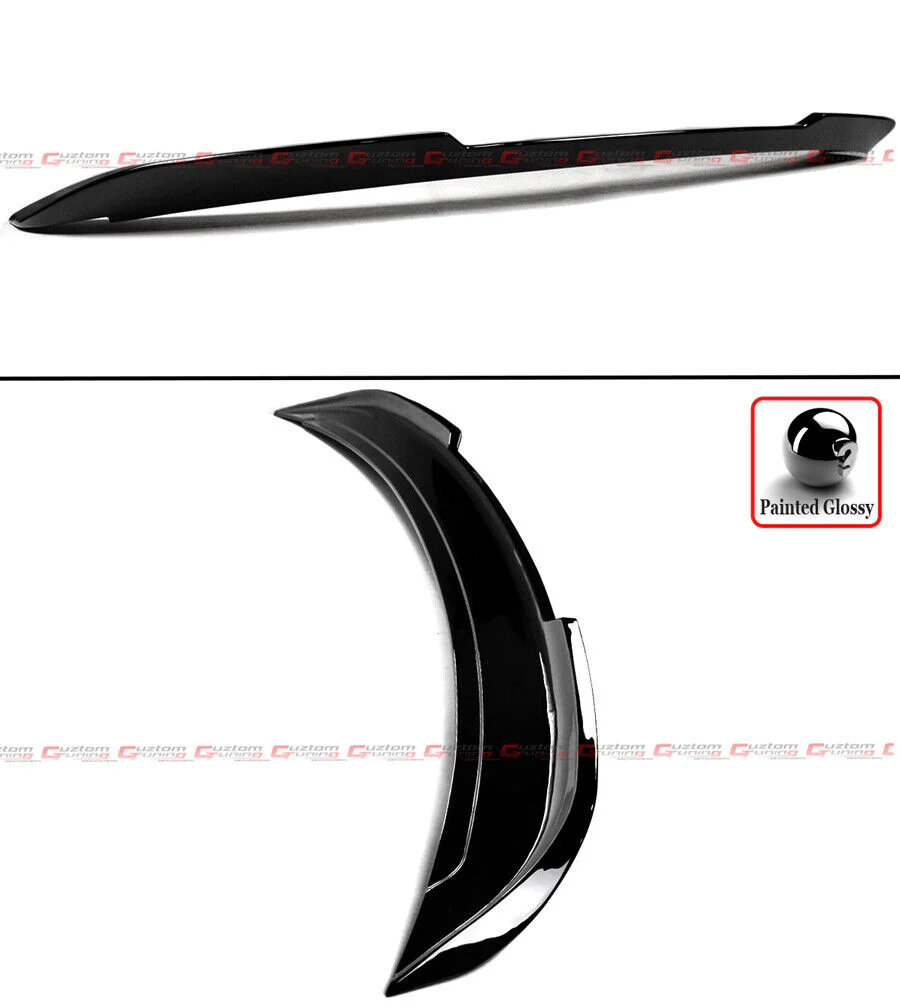 Gloss Black Rear Deck Trunk Spoiler Fit For 2024-25 Ford Mustang S650 Coupe - Image 3