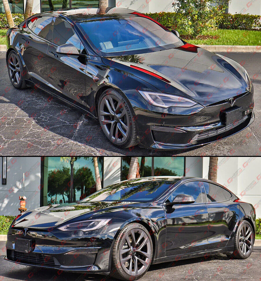 Add-On Real Carbon Fiber Mirror Cover Caps fit for 2021-2023 Tesla Models S - Image 5