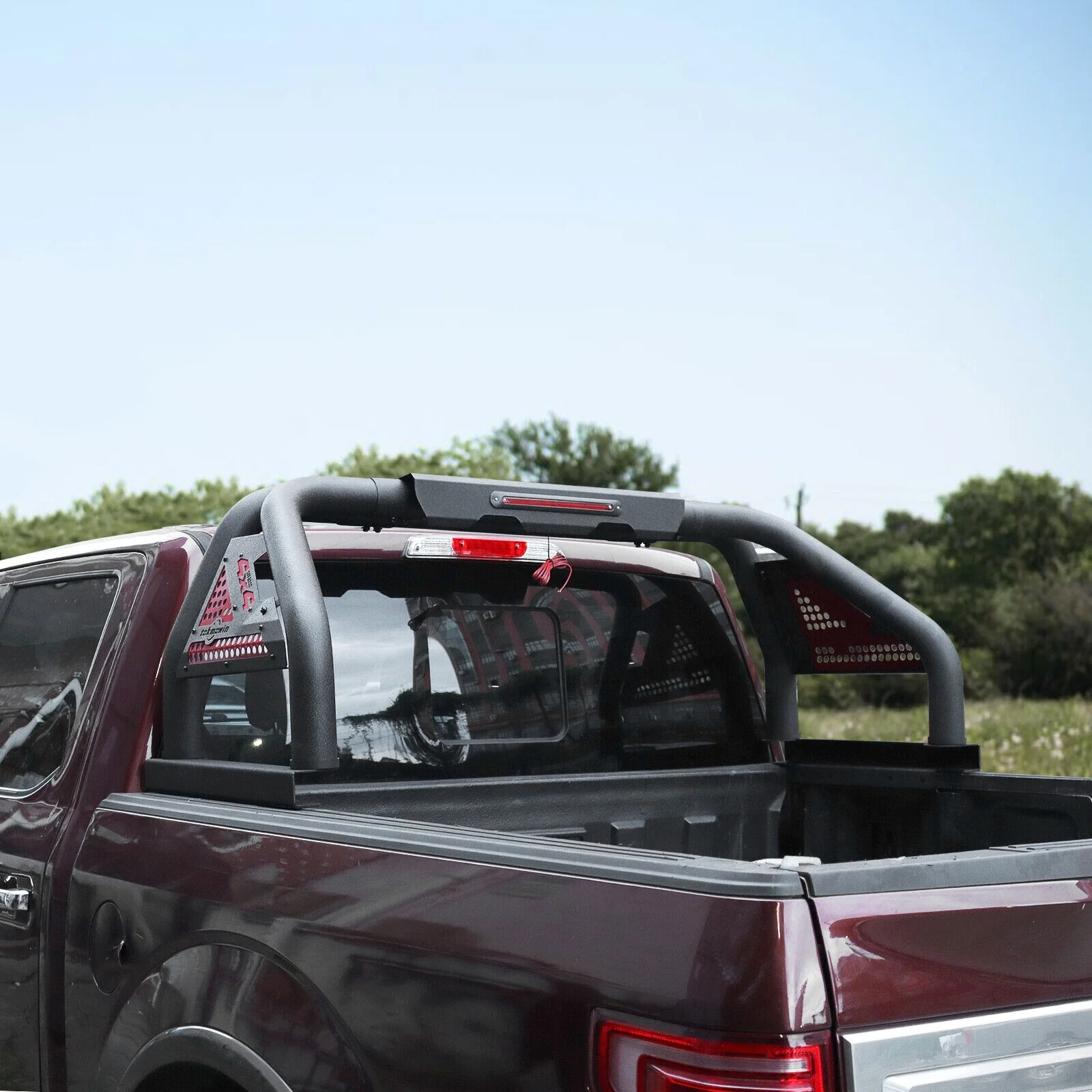 Adjustable 56.7-63 inches Bed Roll Sport Bar For 2005-2024 Toyota Tacoma Truck Chase Roof Rack - Image 2