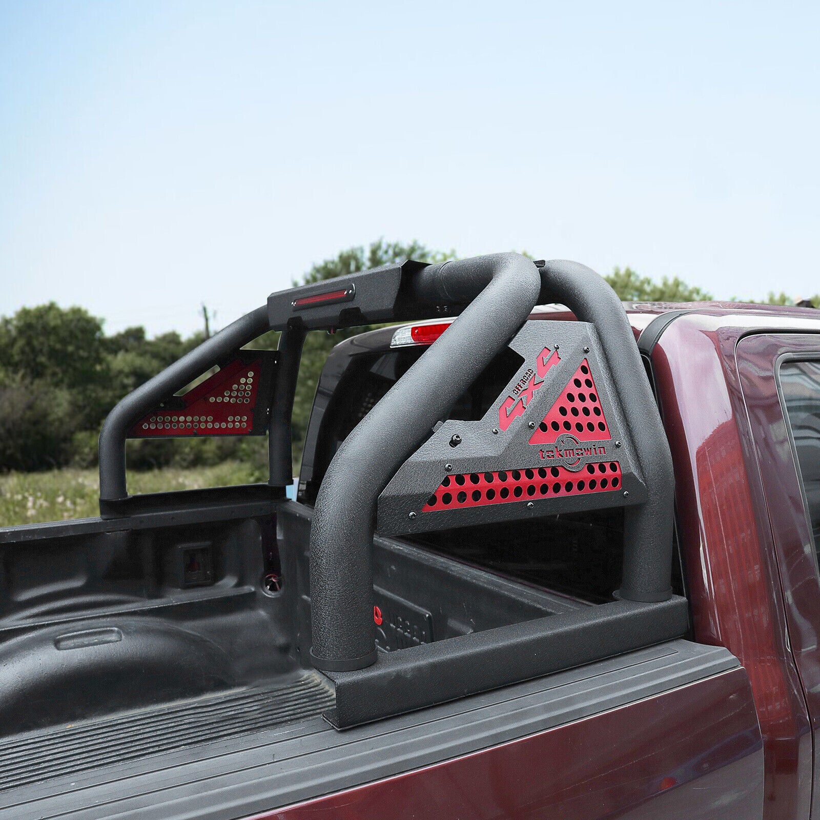 Adjustable 56.7-63 inches Bed Roll Sport Bar For 2005-2024 Toyota Tacoma Truck Chase Roof Rack - Image 4
