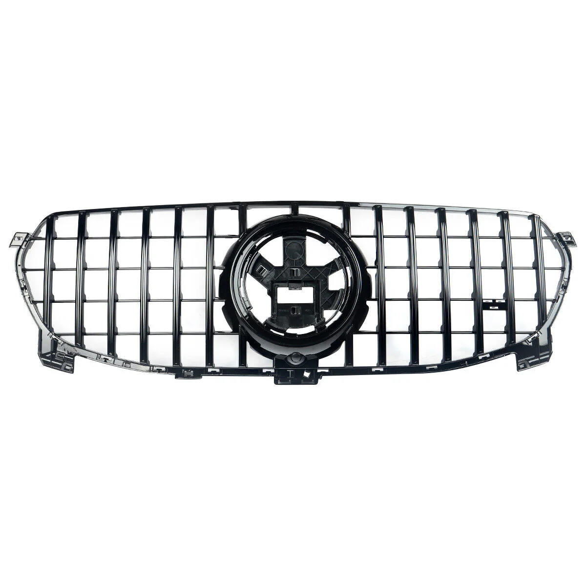All Black Front GT Grille For Mercedes Benz X167 GLS450 GLS580 2020-2023 - Image 2