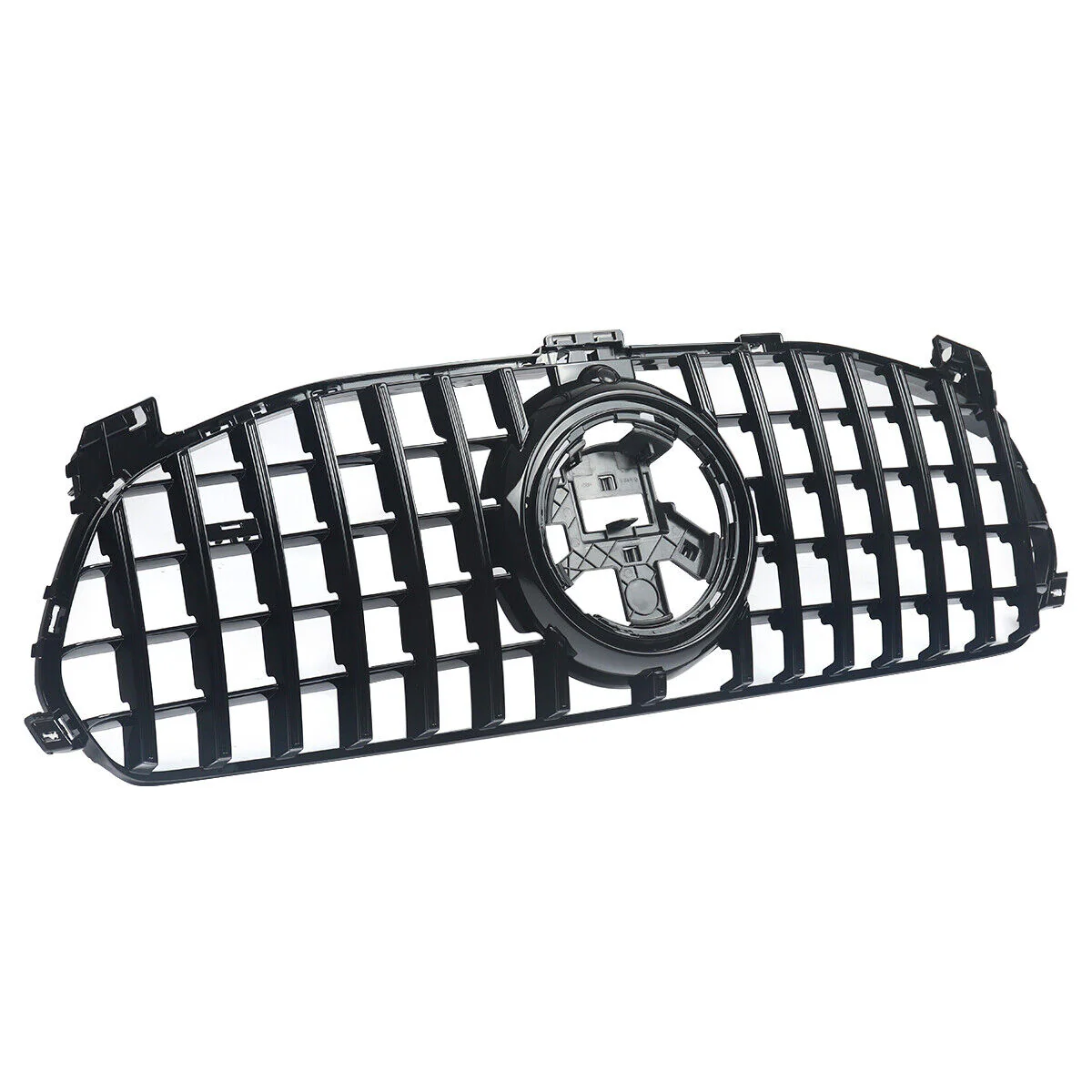 All Black Front GT Grille For Mercedes Benz X167 GLS450 GLS580 2020-2023 - Image 4