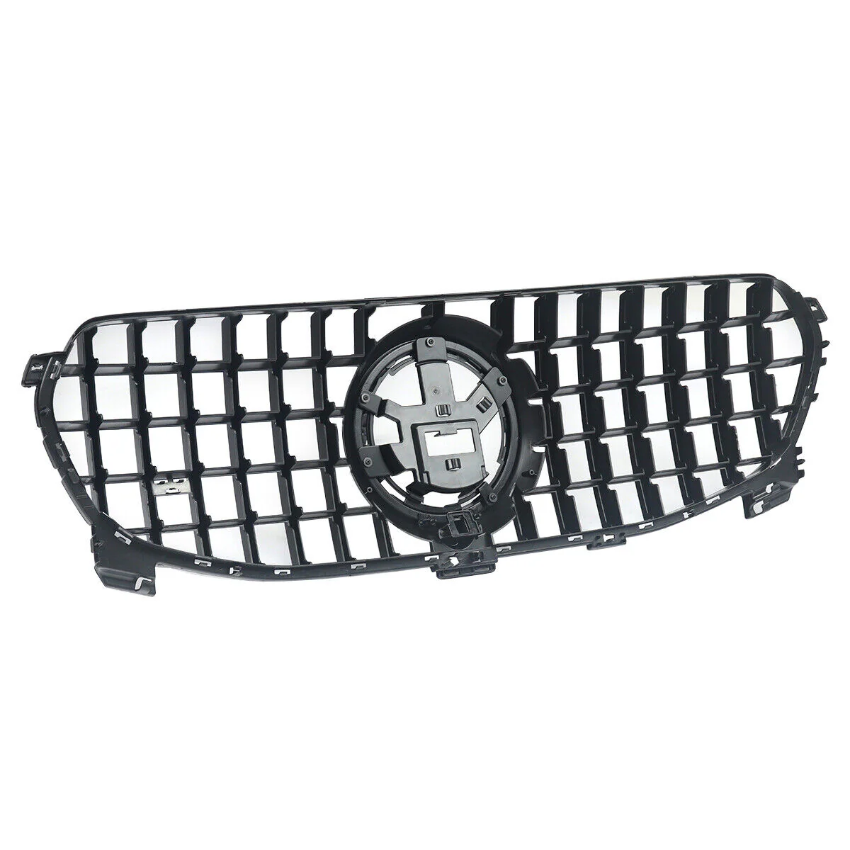 All Black Front GT Grille For Mercedes Benz X167 GLS450 GLS580 2020-2023 - Image 5