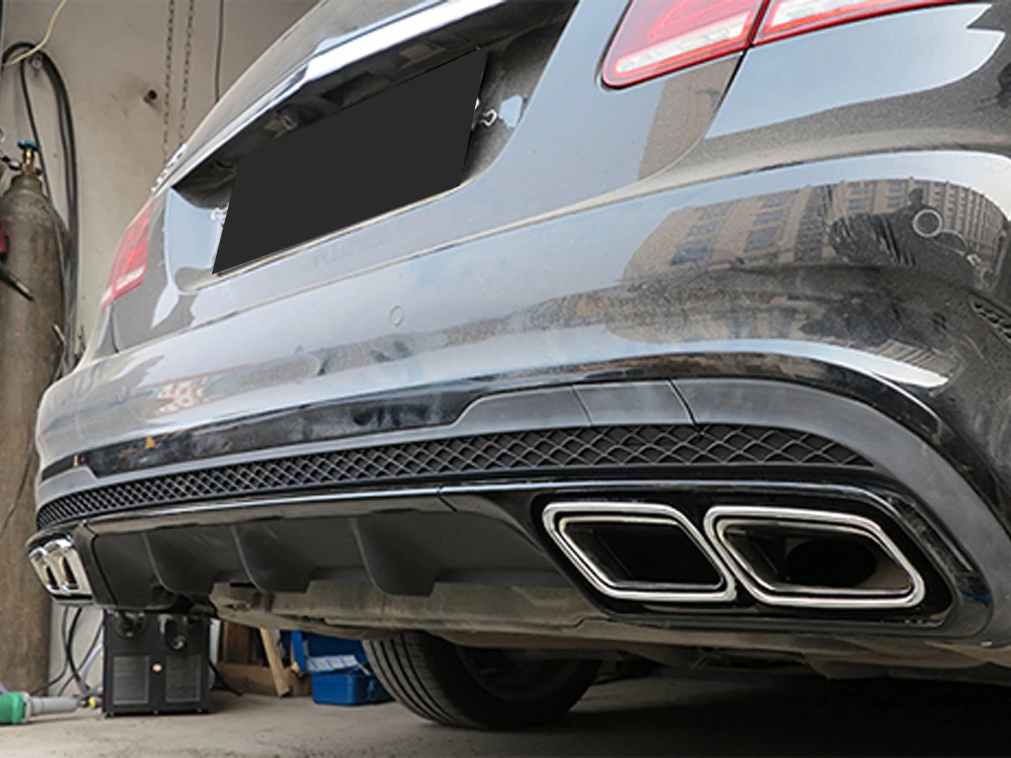 Exhaust Muffler Tips For Mercedes W212 W204 W222 S63 S65 CLS63 E63 SL65 AMG - Image 3