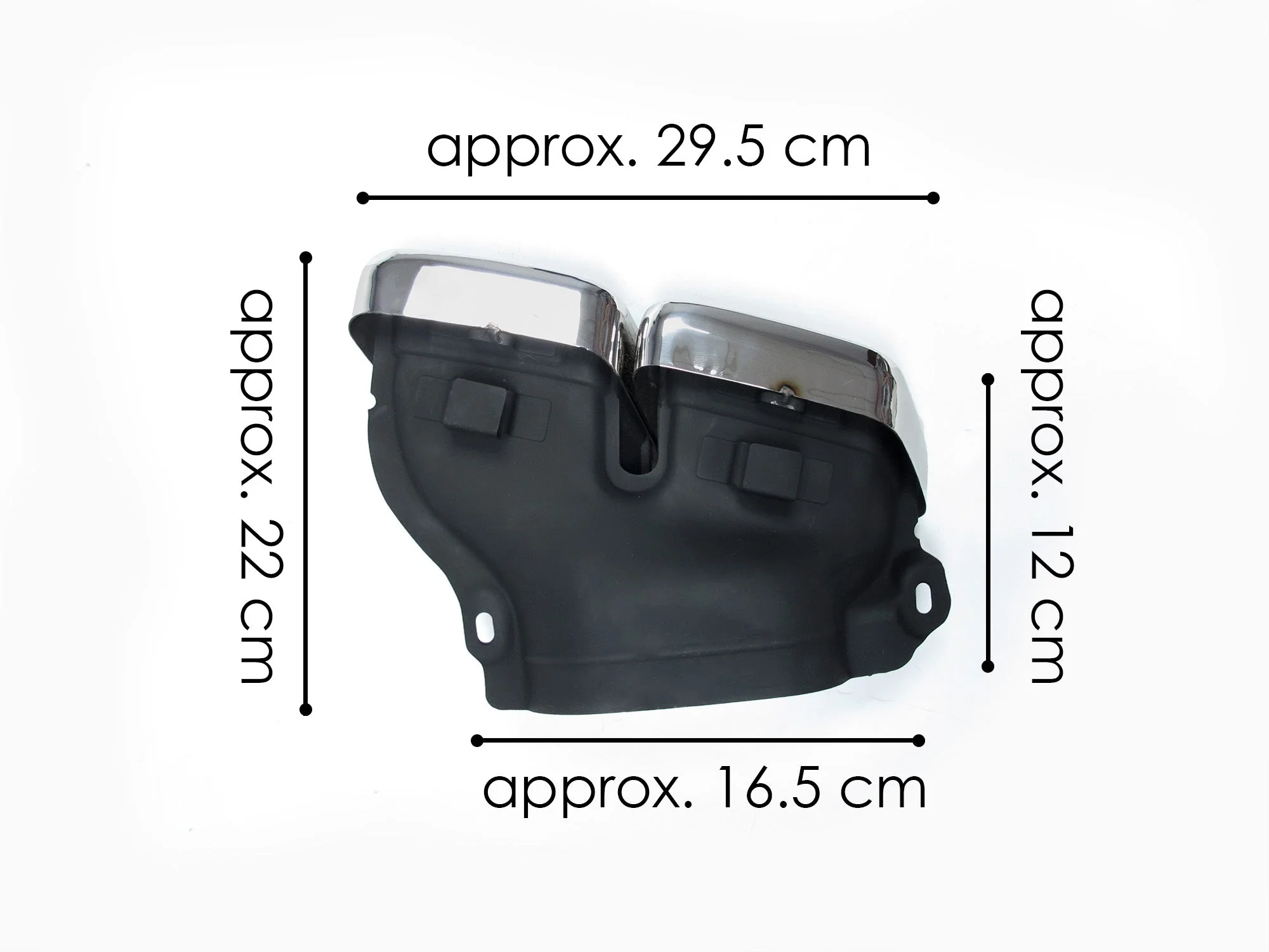 Exhaust Muffler Tips For Mercedes W212 W204 W222 S63 S65 CLS63 E63 SL65 AMG - Image 9