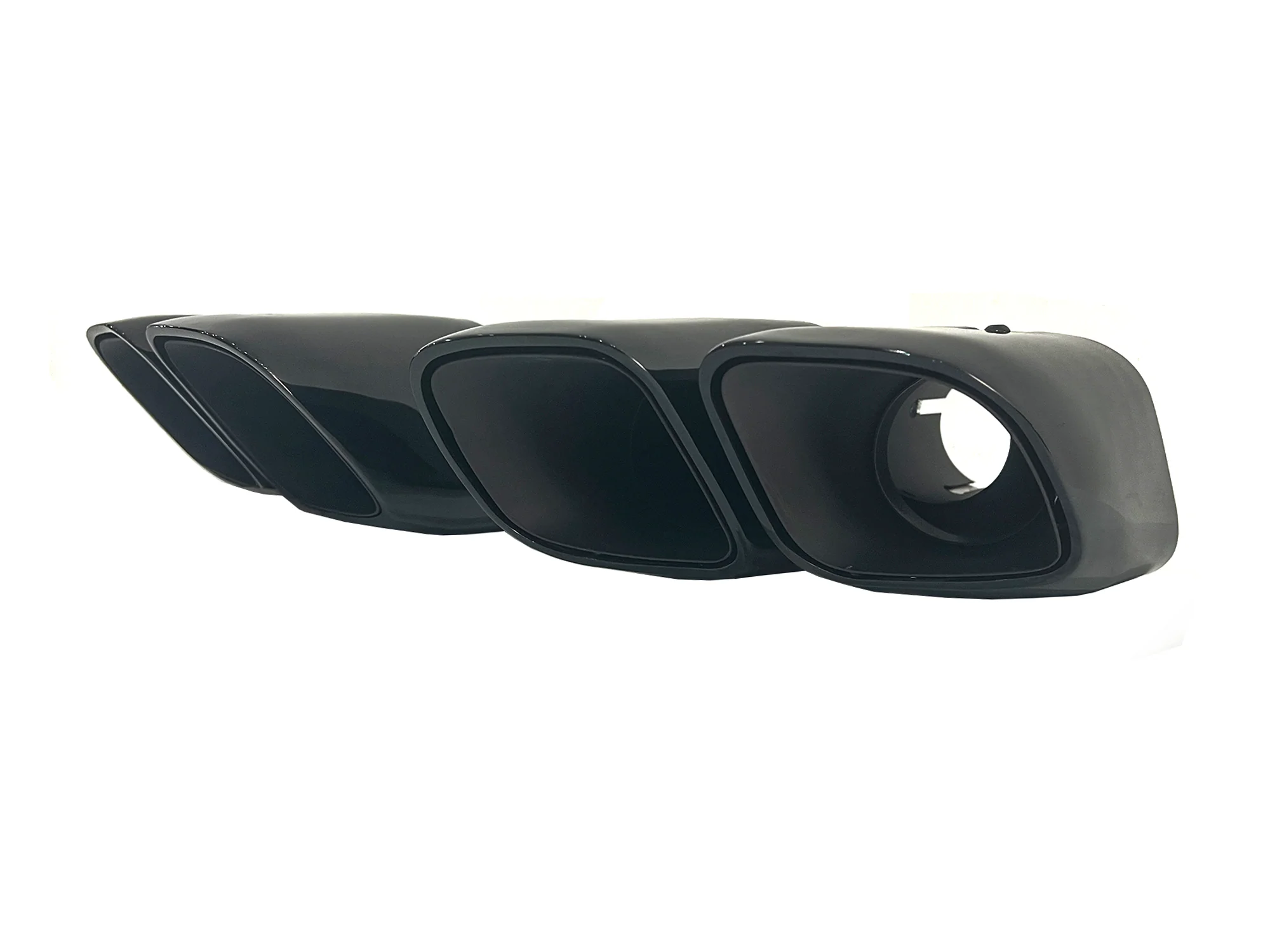Square Exhaust Tips Muffler Pipe Black for Porsche Macan Base 2014-2018 - Image 5