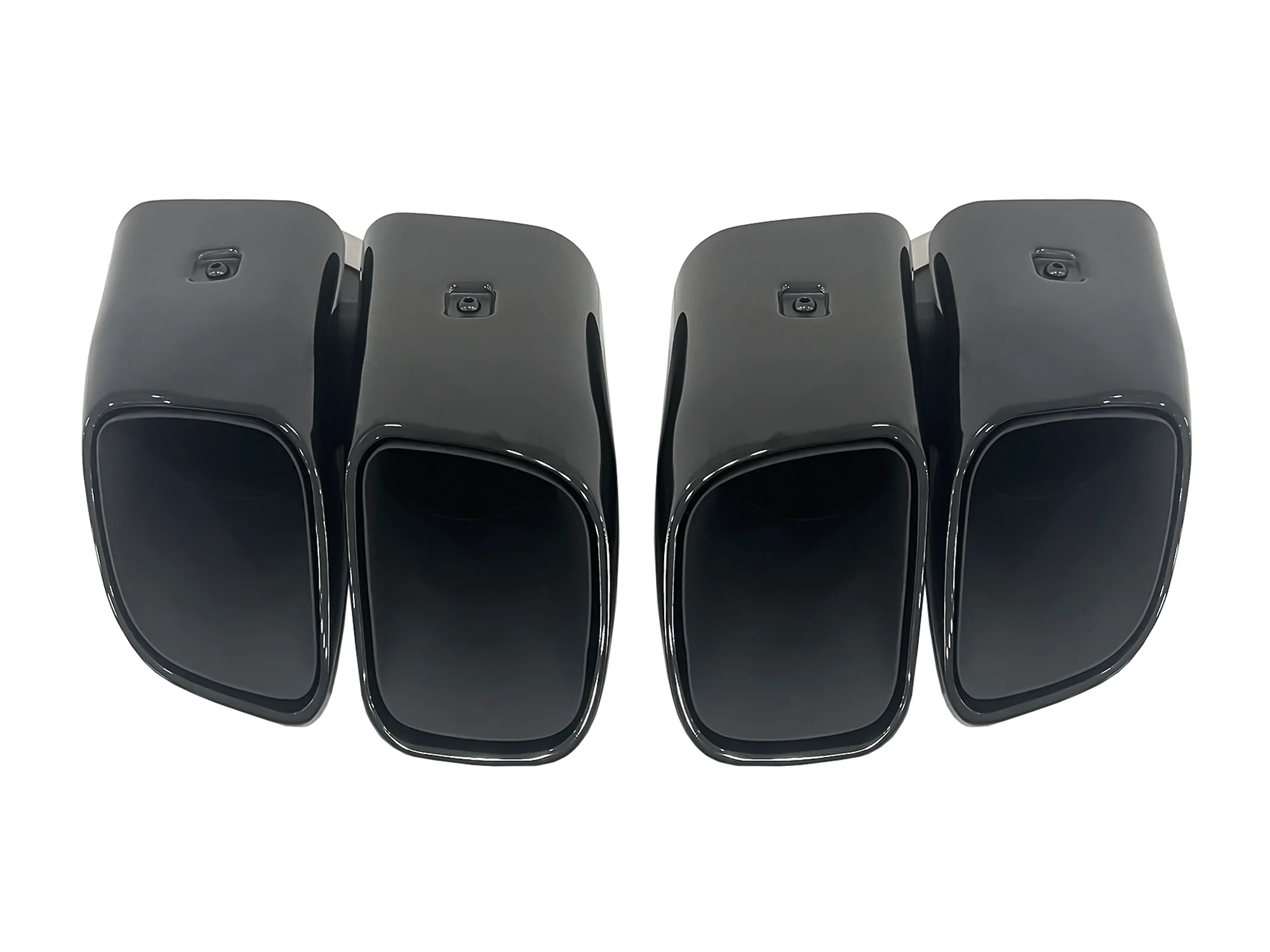 Square Exhaust Tips Muffler Pipe Black for Porsche Macan Base 2014-2018 - Image 7