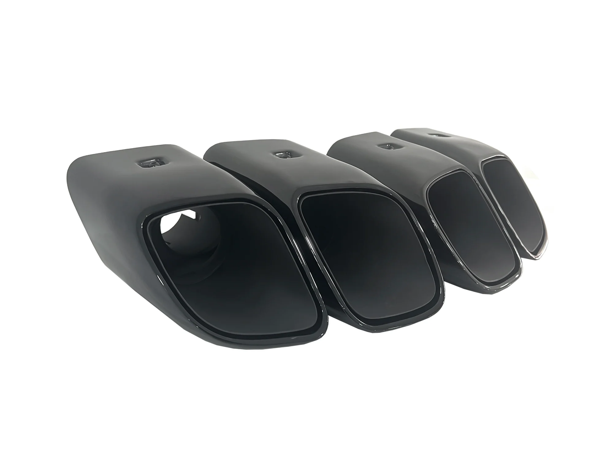 Square Exhaust Tips Muffler Pipe Black for Porsche Macan Base 2014-2018 - Image 8