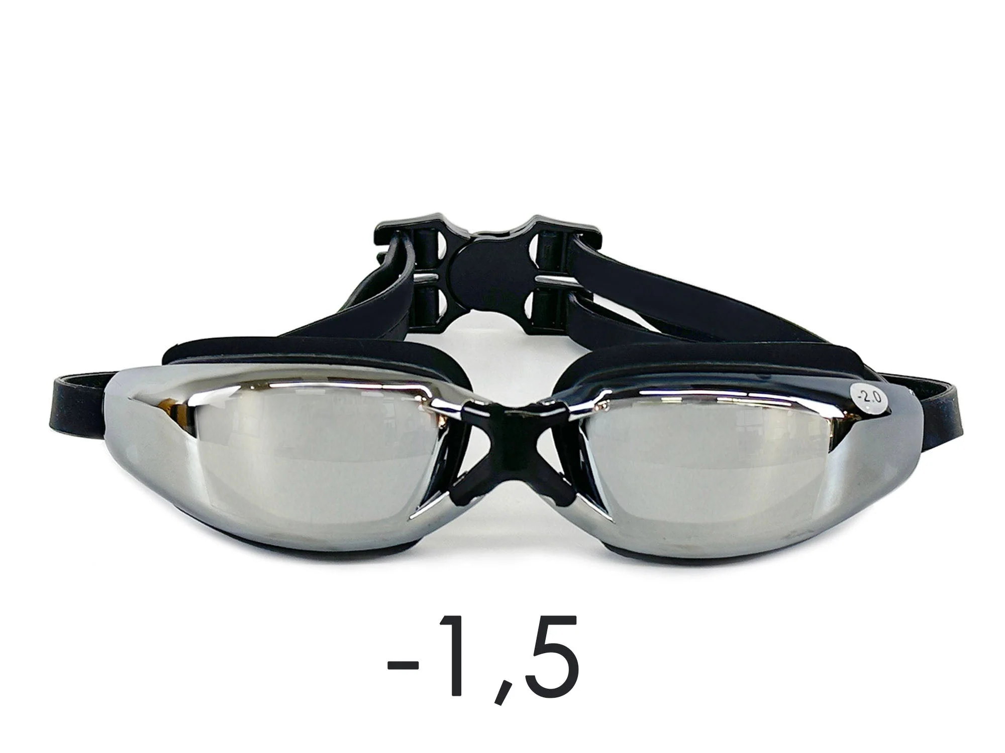 Anti-UV Mirror Swimming Goggles Anti-Fog Swim Glasses for Men and Women Nearsighted - Image 2